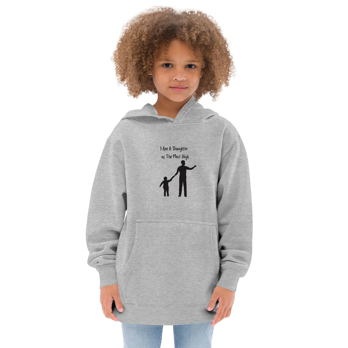 I am a Daughter of the most high Kids fleece hoodie