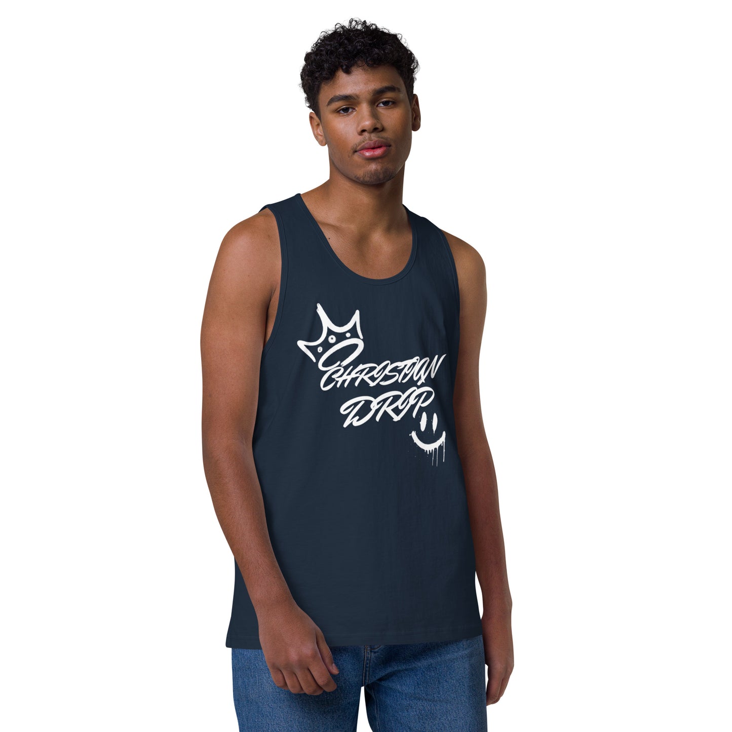 CHRSITIAN DRIP TO THE GYM Men’s premium tank top