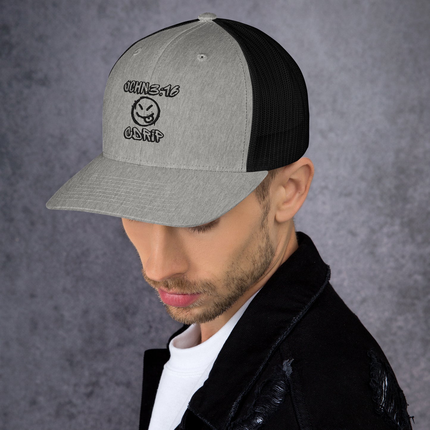 JOHN 3 16 CDRIP Trucker Cap