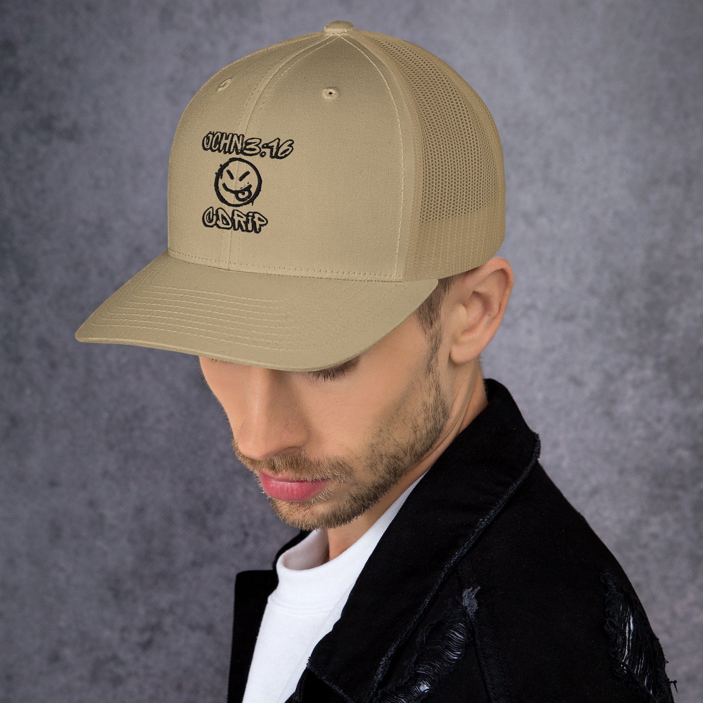 JOHN 3 16 CDRIP Trucker Cap