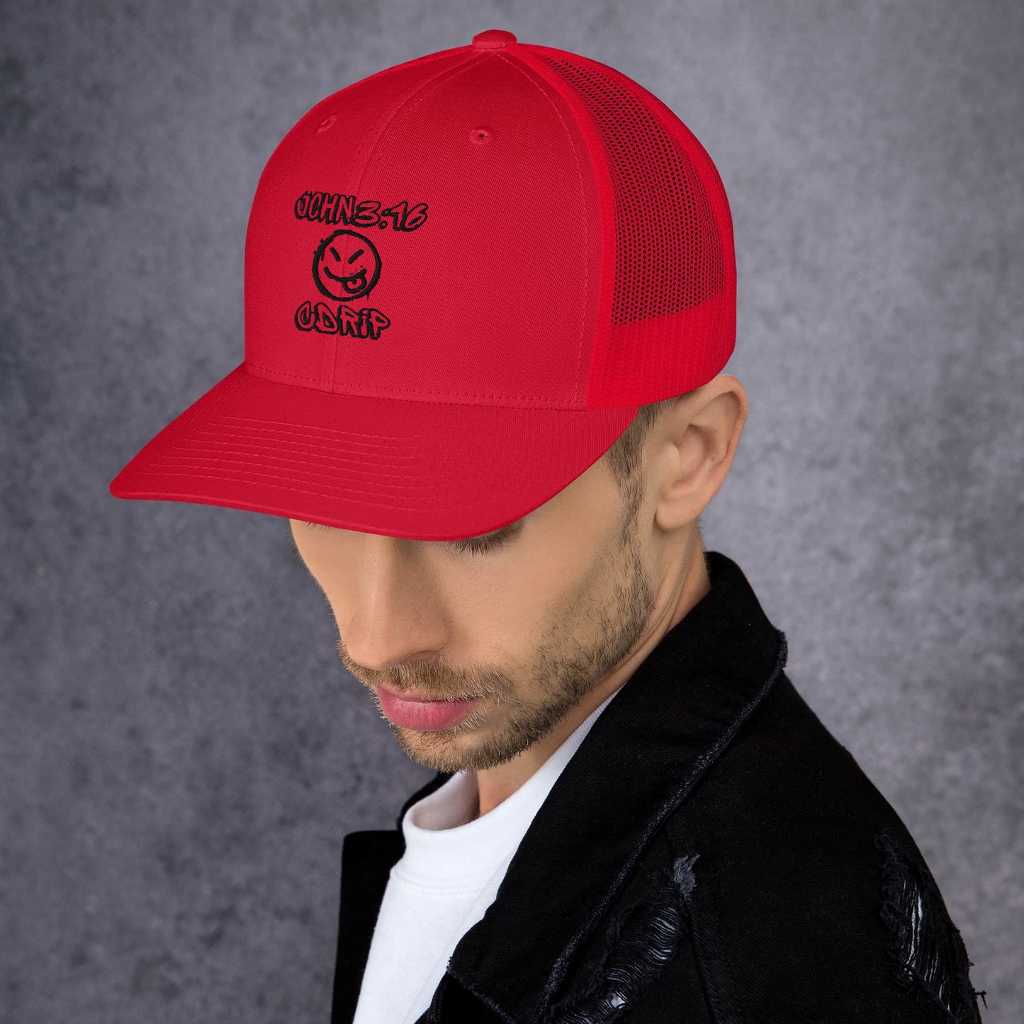 JOHN 3 16 CDRIP Trucker Cap