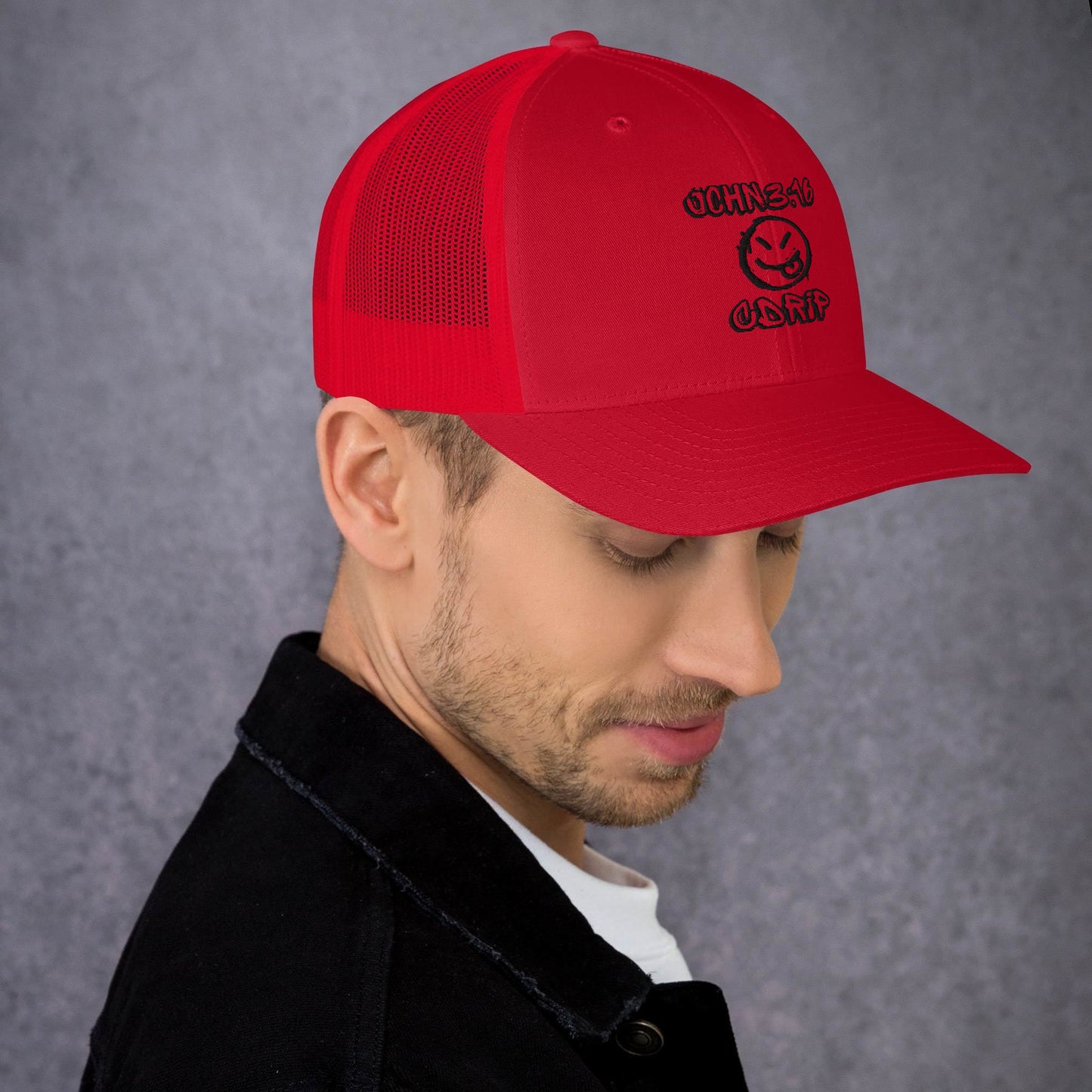 JOHN 3 16 CDRIP Trucker Cap