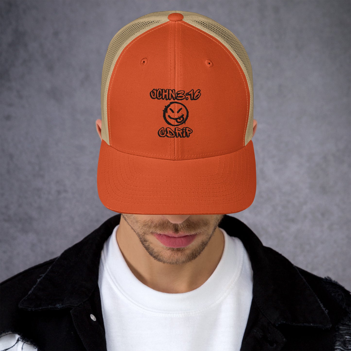 JOHN 3 16 CDRIP Trucker Cap