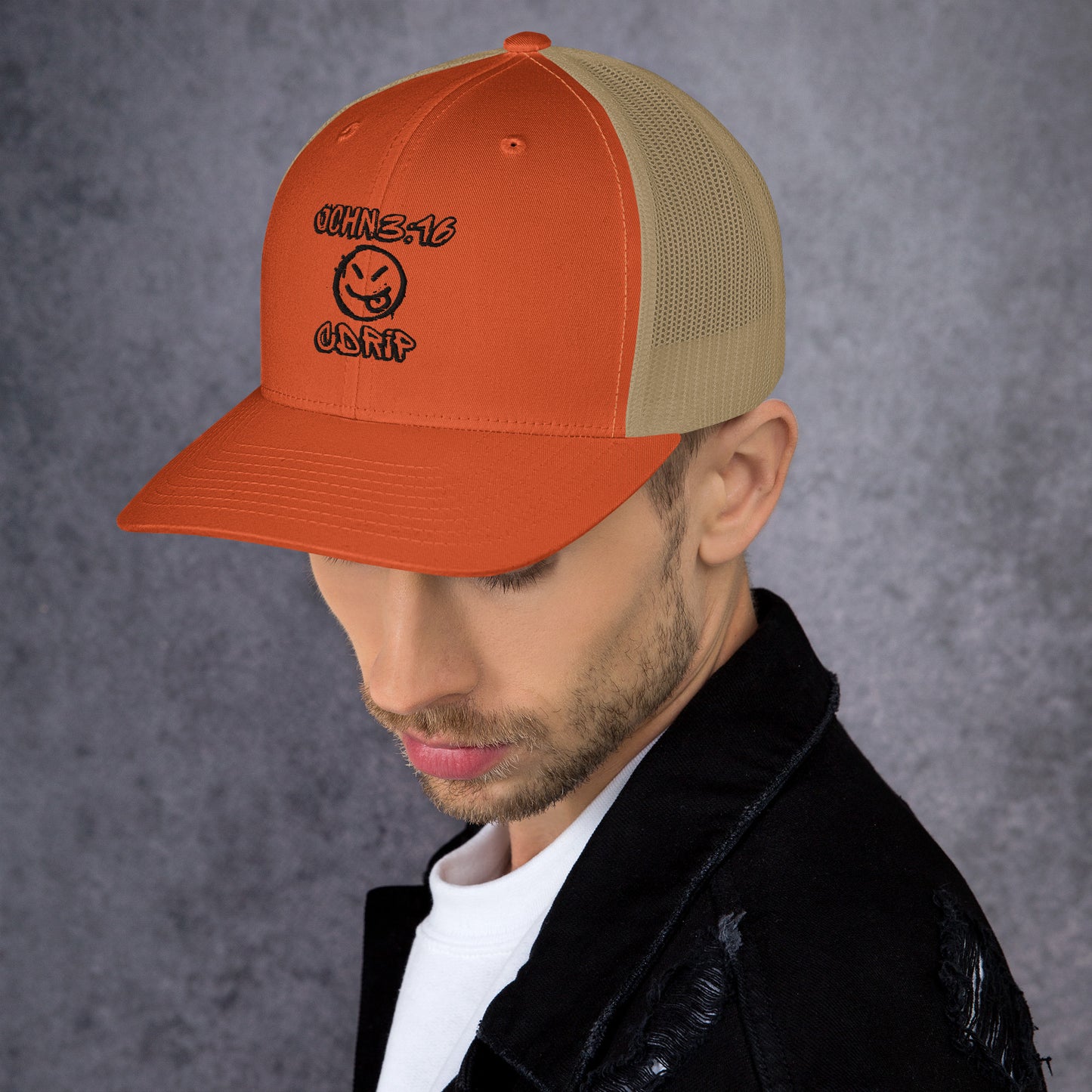 JOHN 3 16 CDRIP Trucker Cap