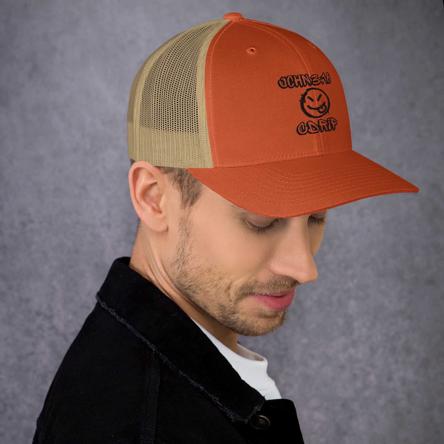 JOHN 3 16 CDRIP Trucker Cap