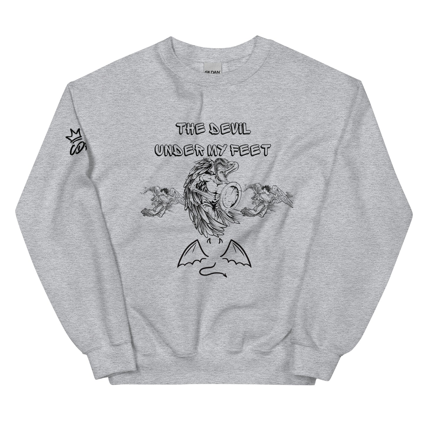 THE devil under my feet Unisex Sweatshirt