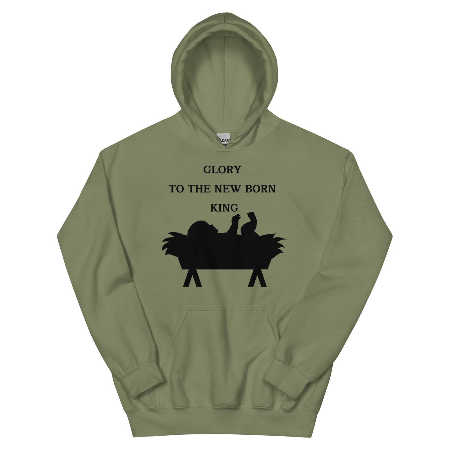 GLORY TO THE NEWBORN KING Unisex Hoodie