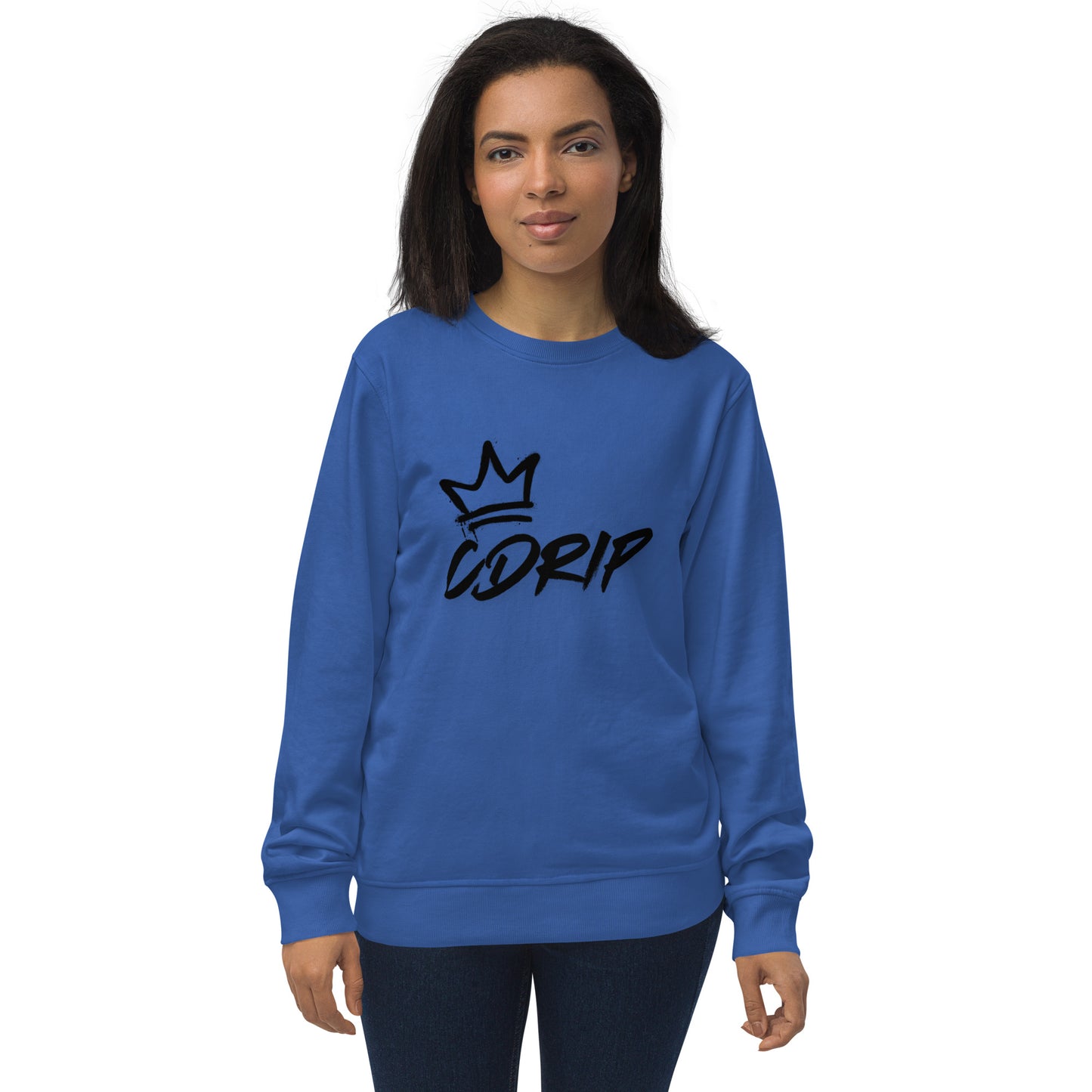 CDRIP SCRIPTURE ON THE BACK Unisex organic sweatshirt
