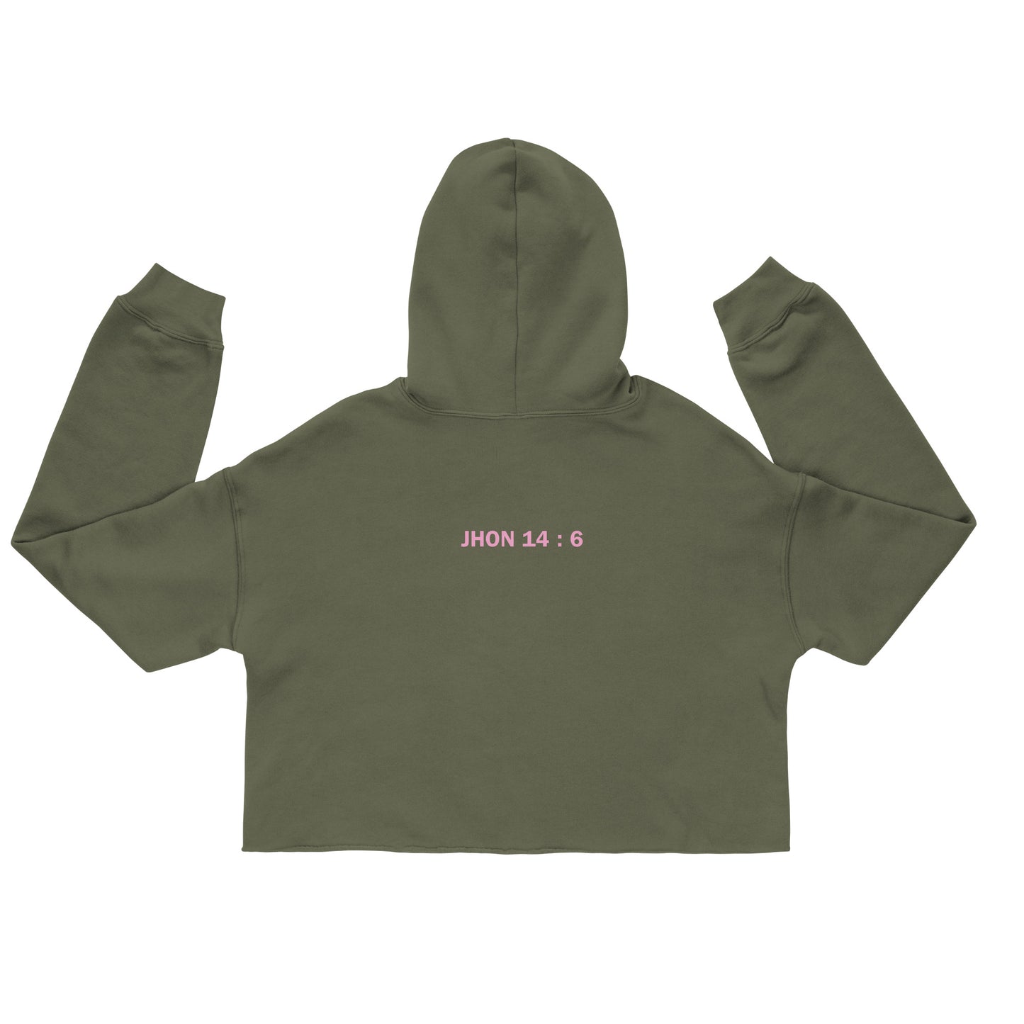 I am the way the truth and the life Crop Hoodie