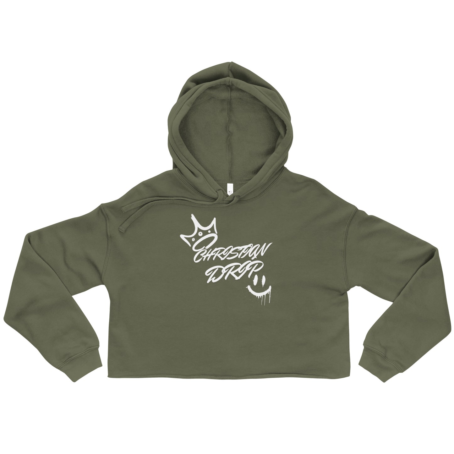 Christian DRip Crop Hoodie