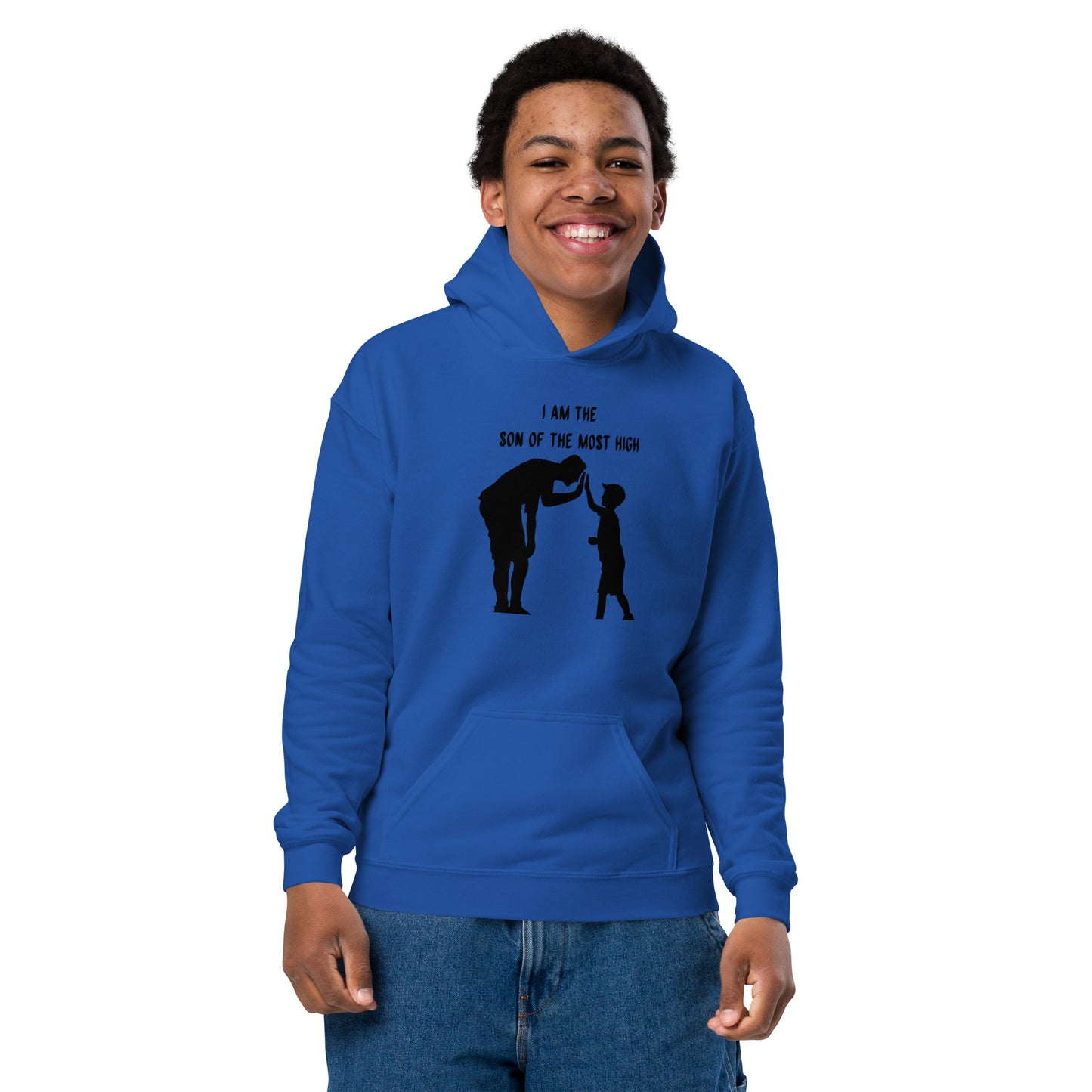 I am the son of the most high Youth heavy blend hoodie