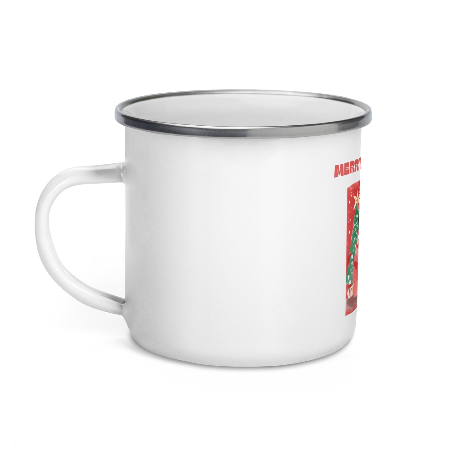 Merry Christmas Enamel Mug
