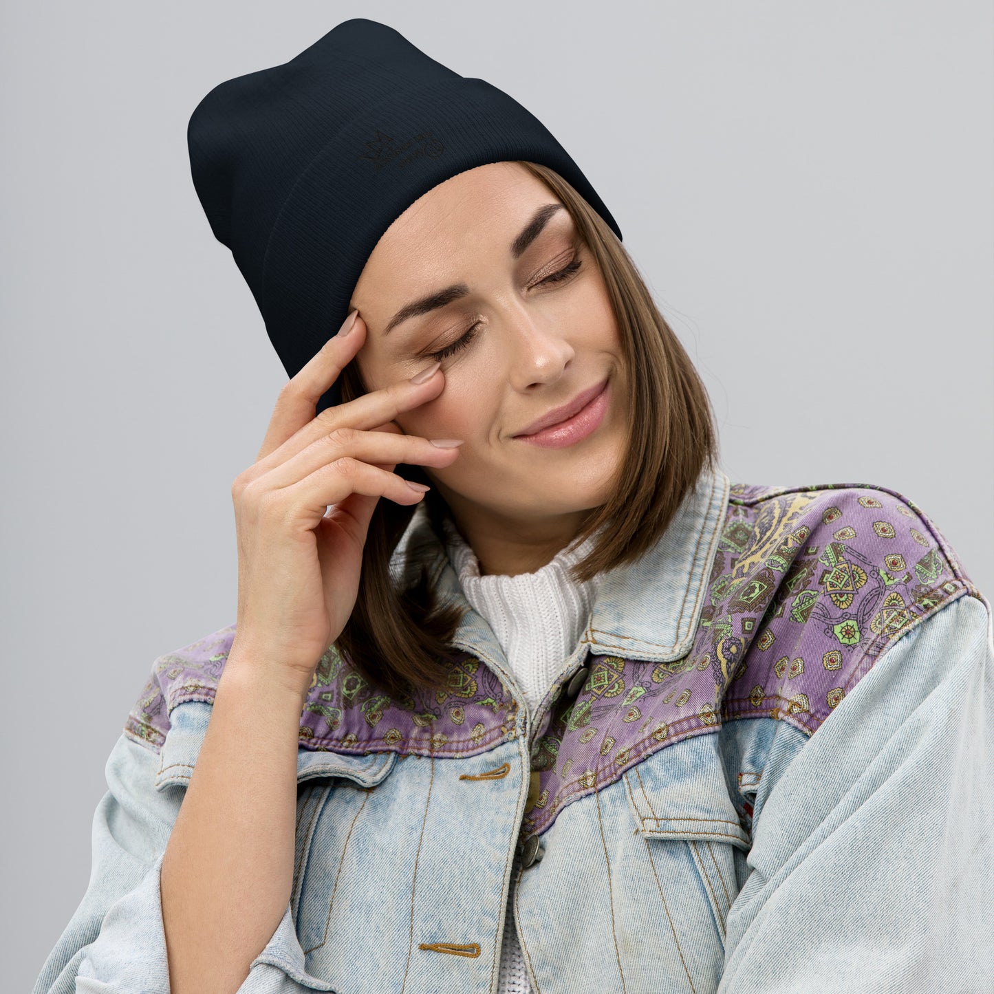 Jesus my KING Embroidered Beanie