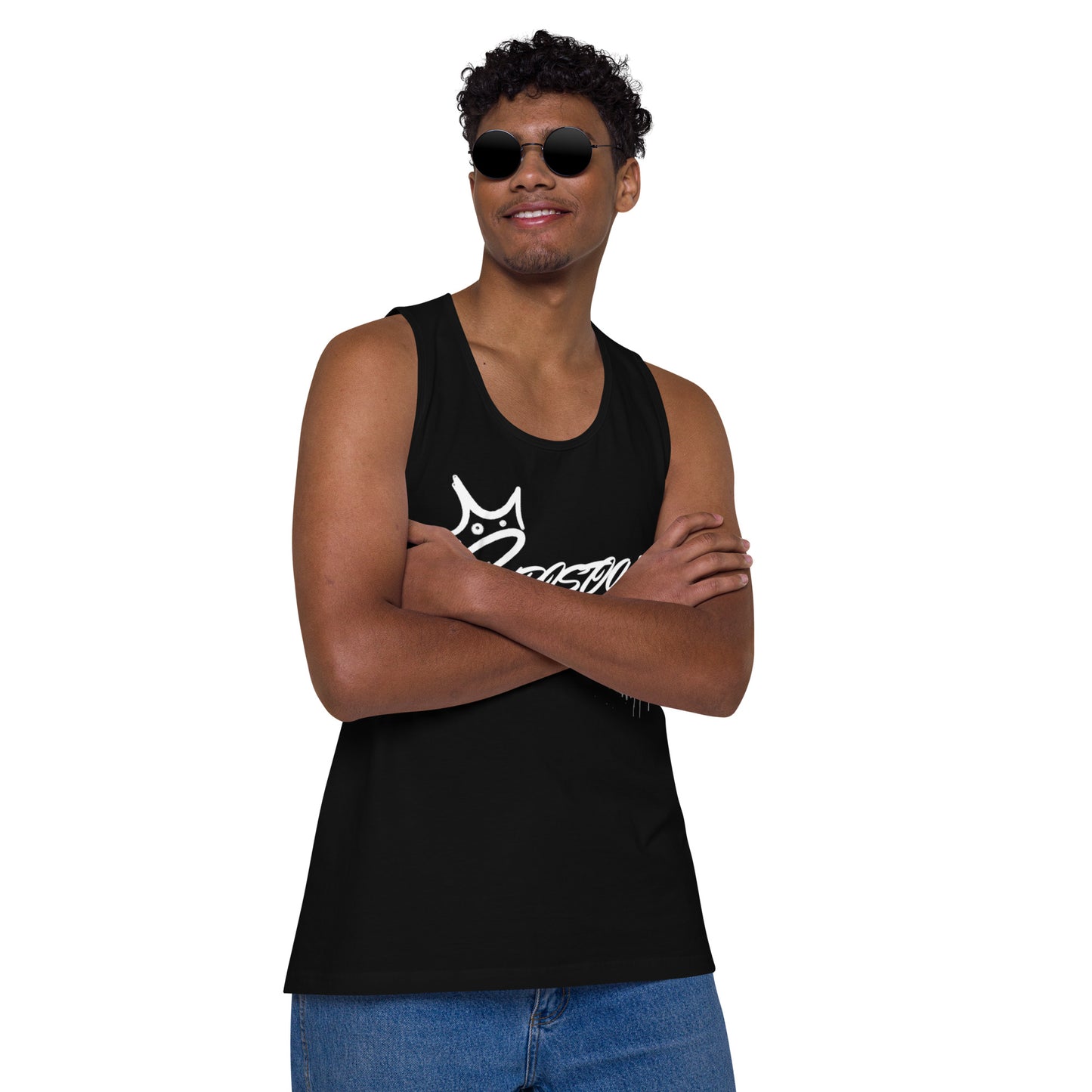 CHRSITIAN DRIP TO THE GYM Men’s premium tank top