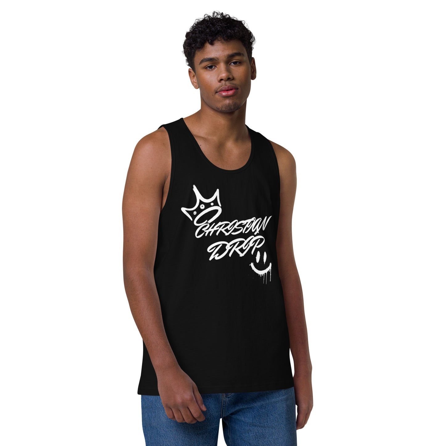 CHRSITIAN DRIP TO THE GYM Men’s premium tank top