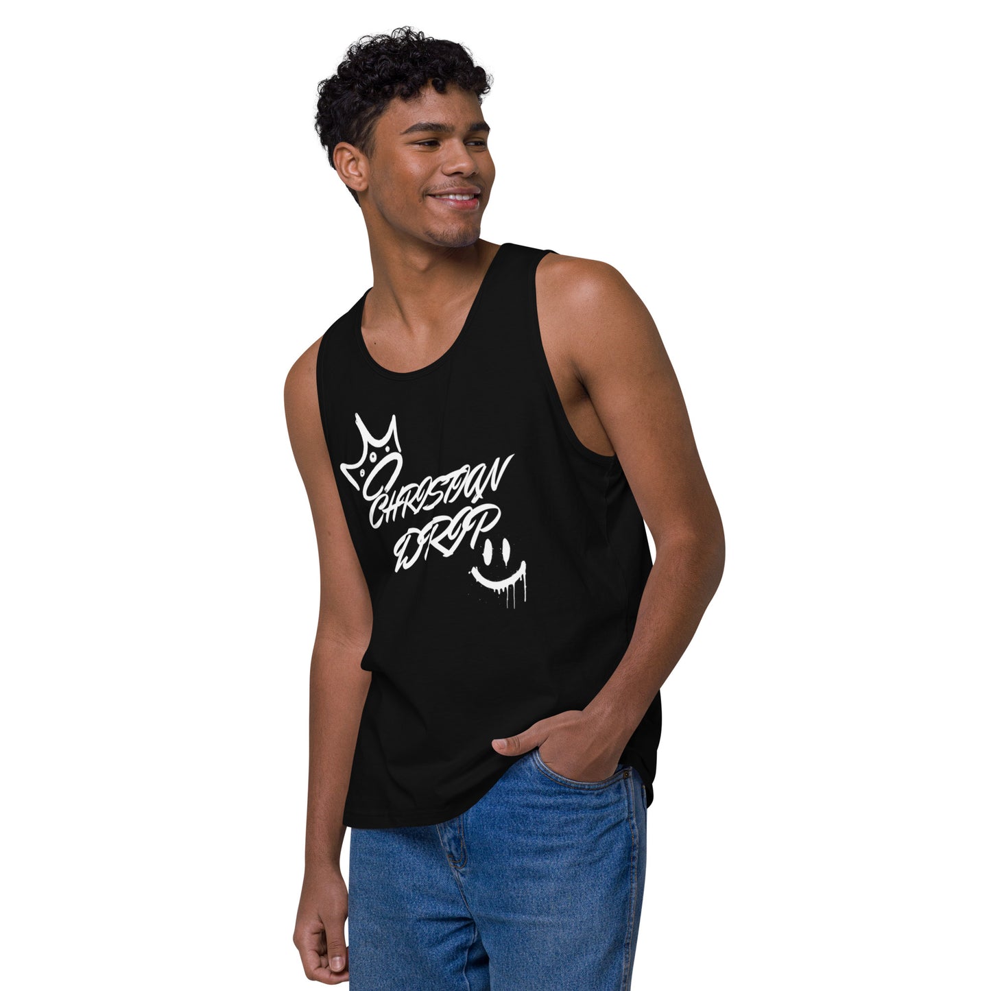 CHRSITIAN DRIP TO THE GYM Men’s premium tank top