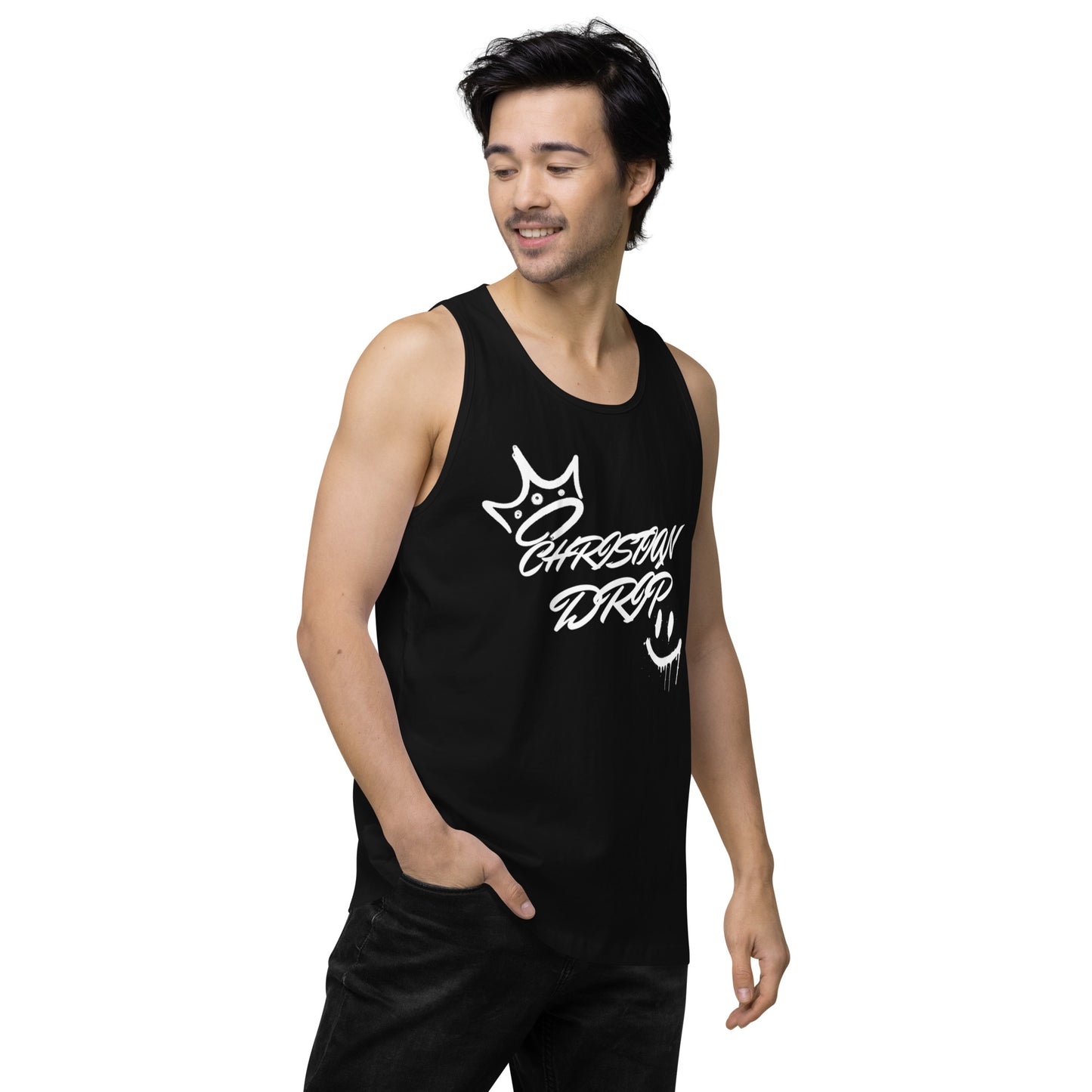 CHRSITIAN DRIP TO THE GYM Men’s premium tank top