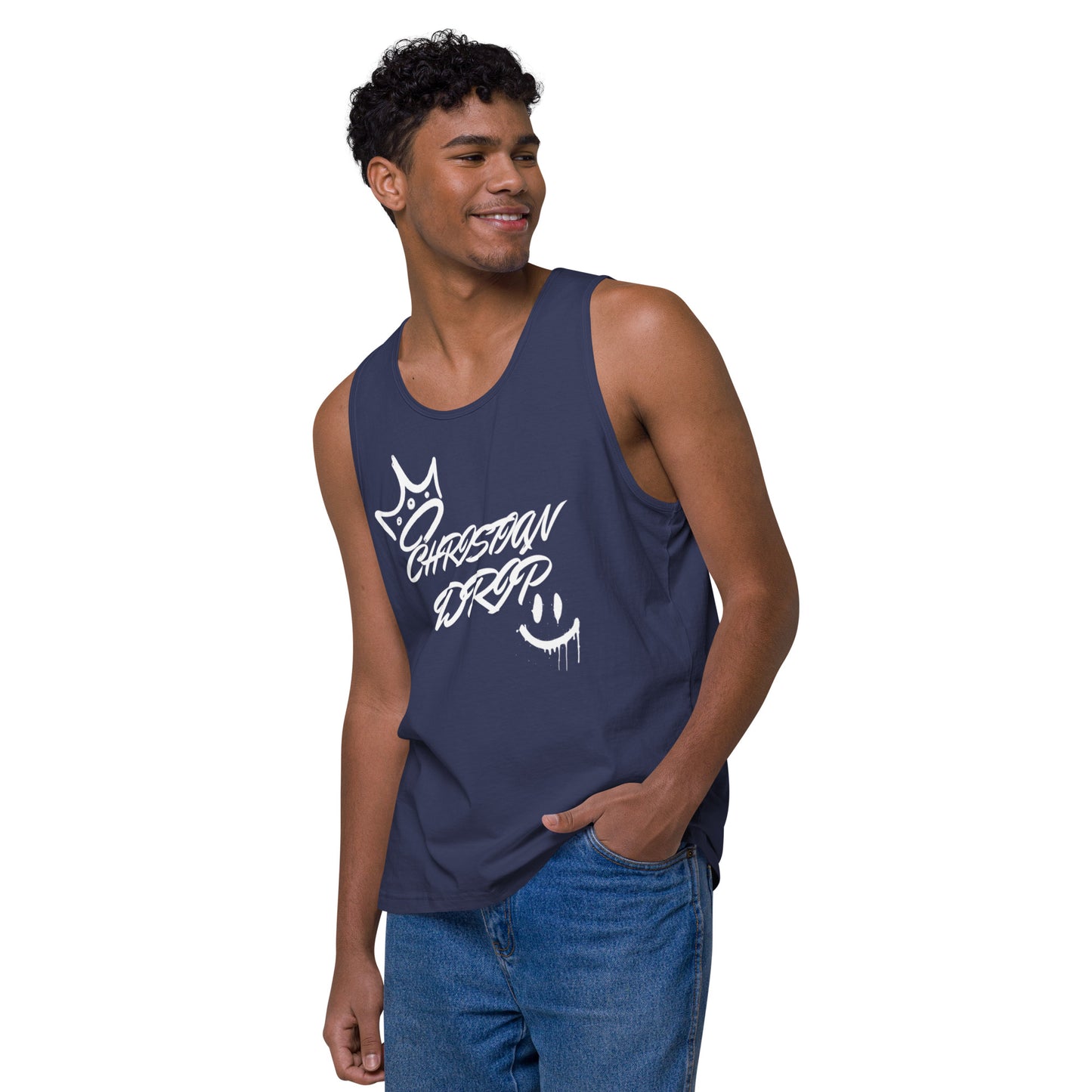 CHRSITIAN DRIP TO THE GYM Men’s premium tank top