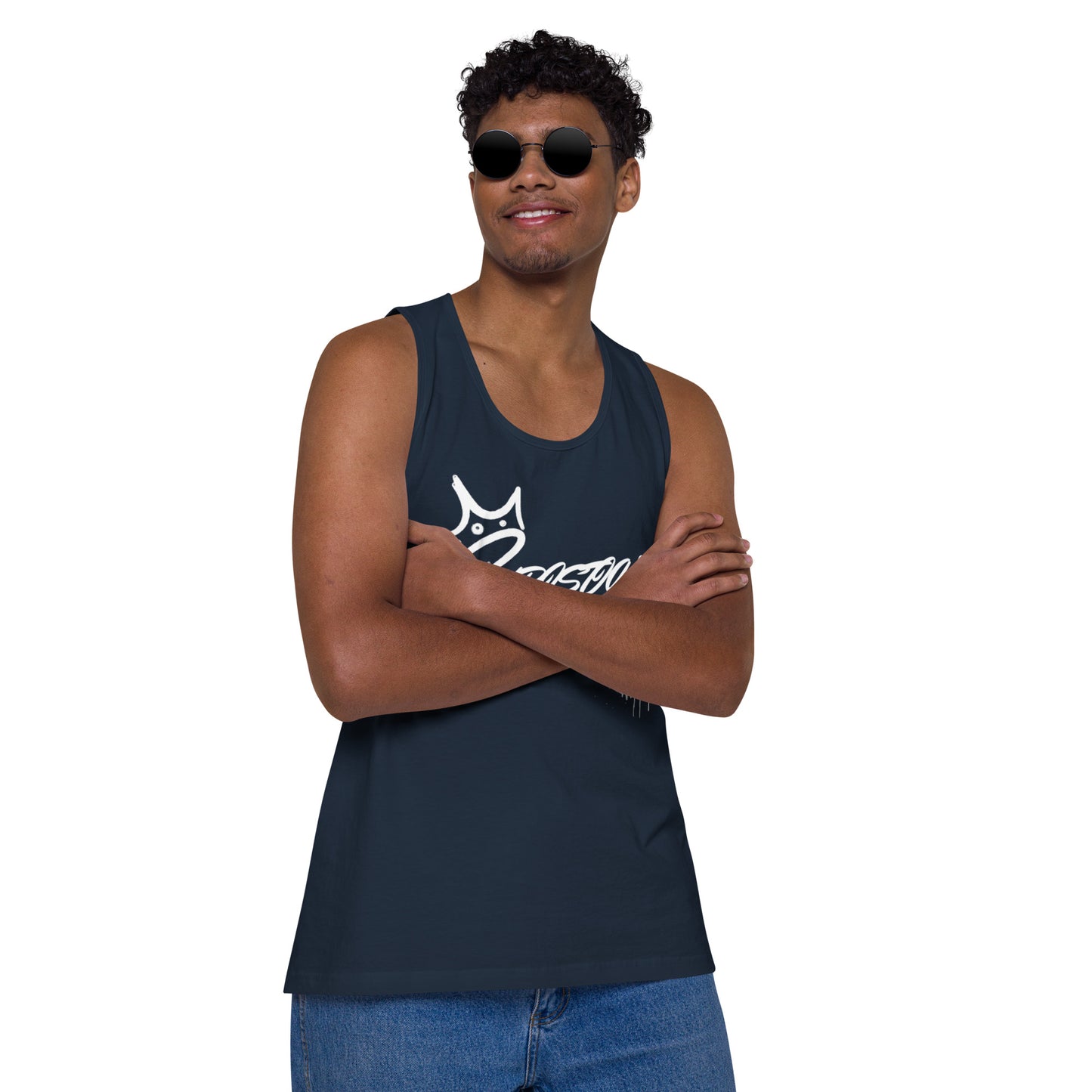CHRSITIAN DRIP TO THE GYM Men’s premium tank top
