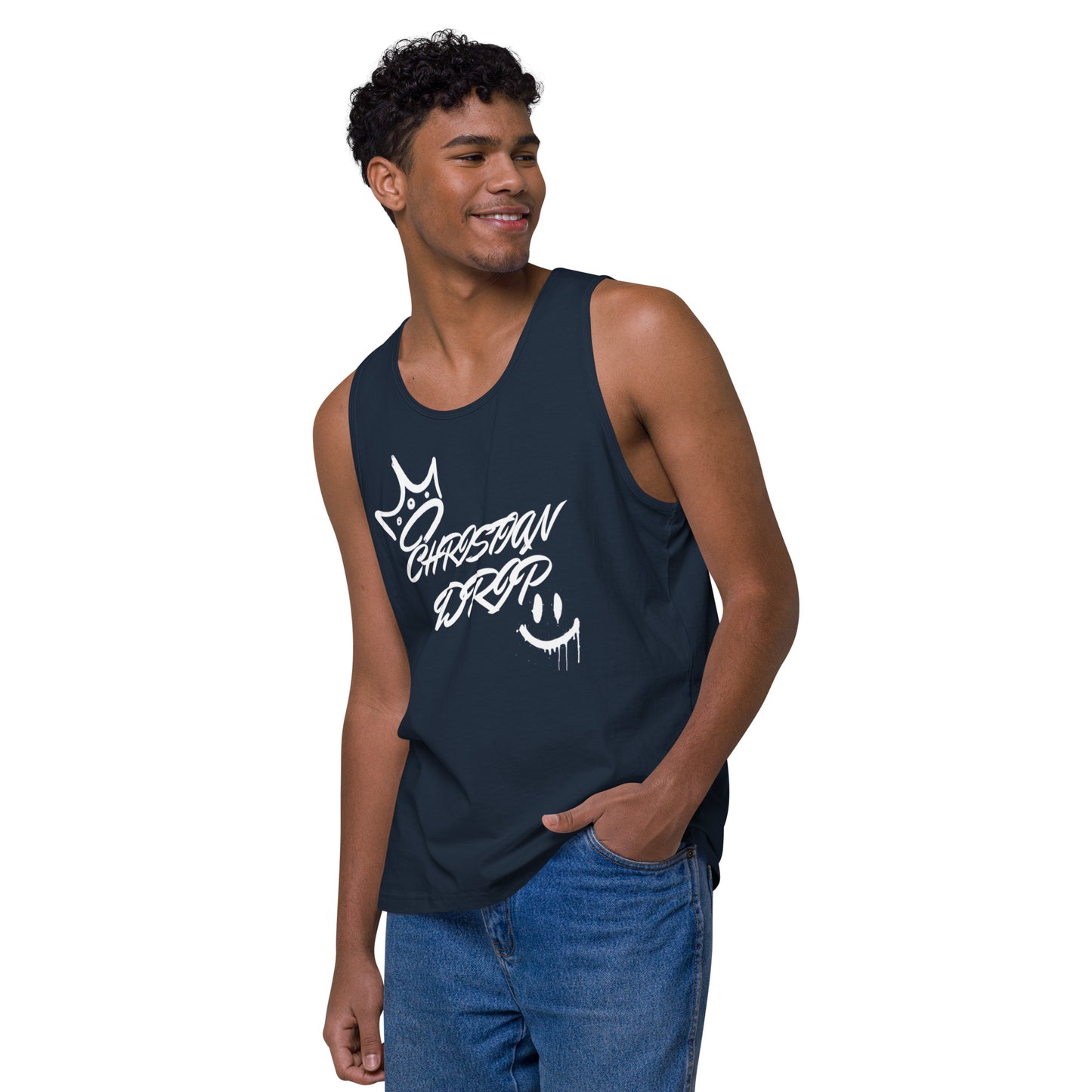 CHRSITIAN DRIP TO THE GYM Men’s premium tank top