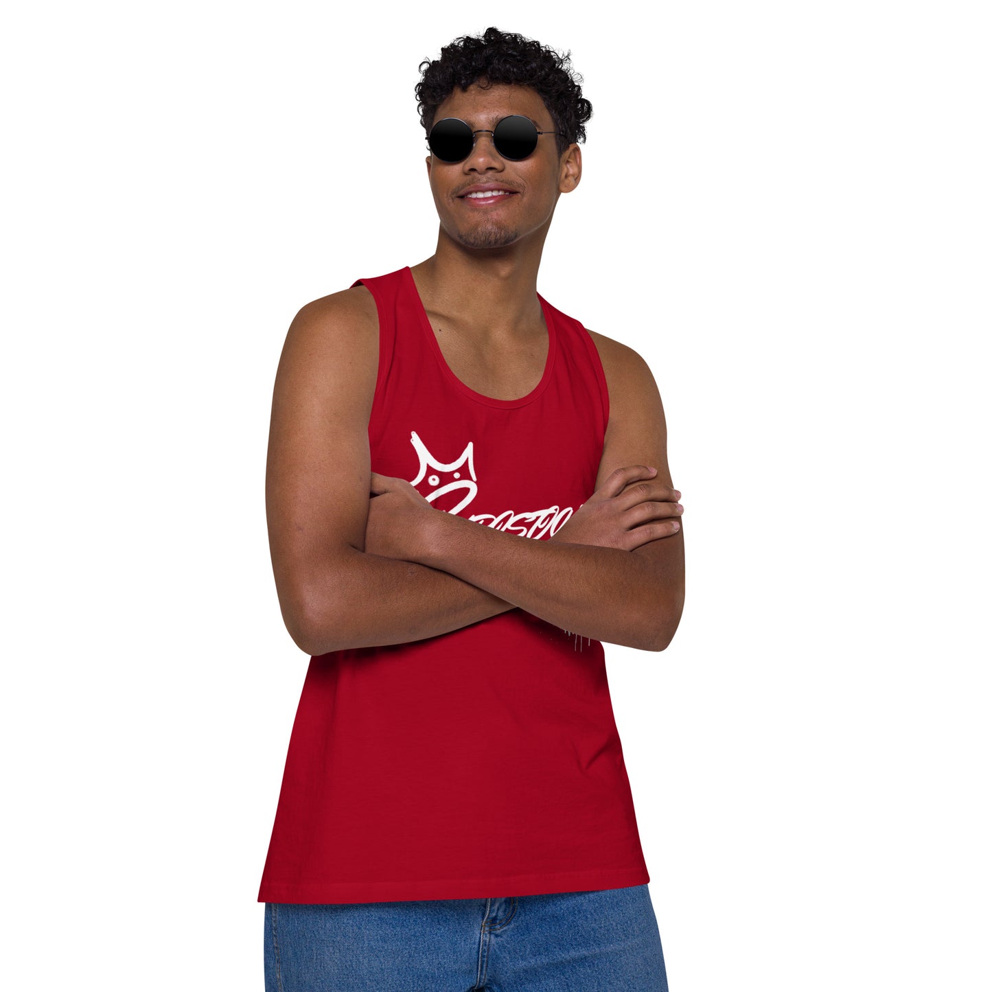 CHRSITIAN DRIP TO THE GYM Men’s premium tank top