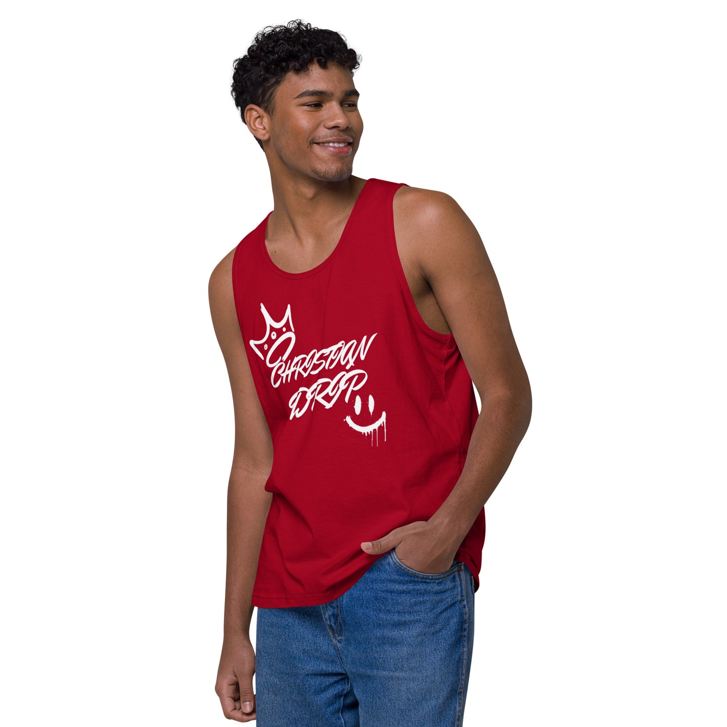 CHRSITIAN DRIP TO THE GYM Men’s premium tank top
