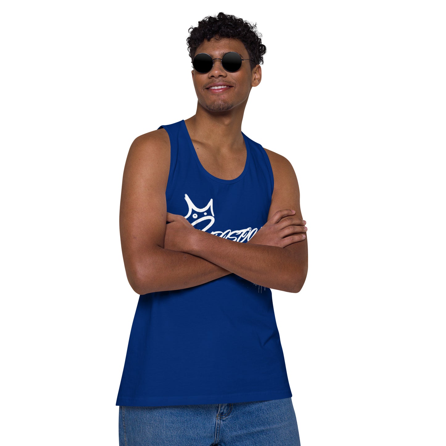 CHRSITIAN DRIP TO THE GYM Men’s premium tank top