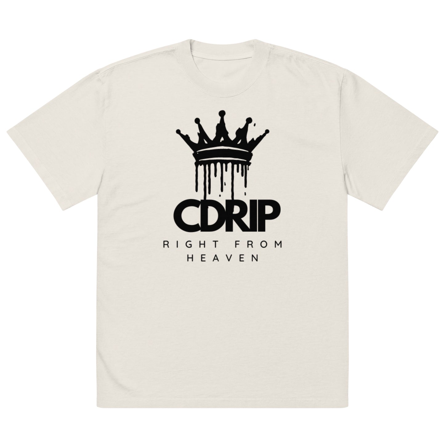 Cdrip right from HEAVEN Oversized faded t-shirt