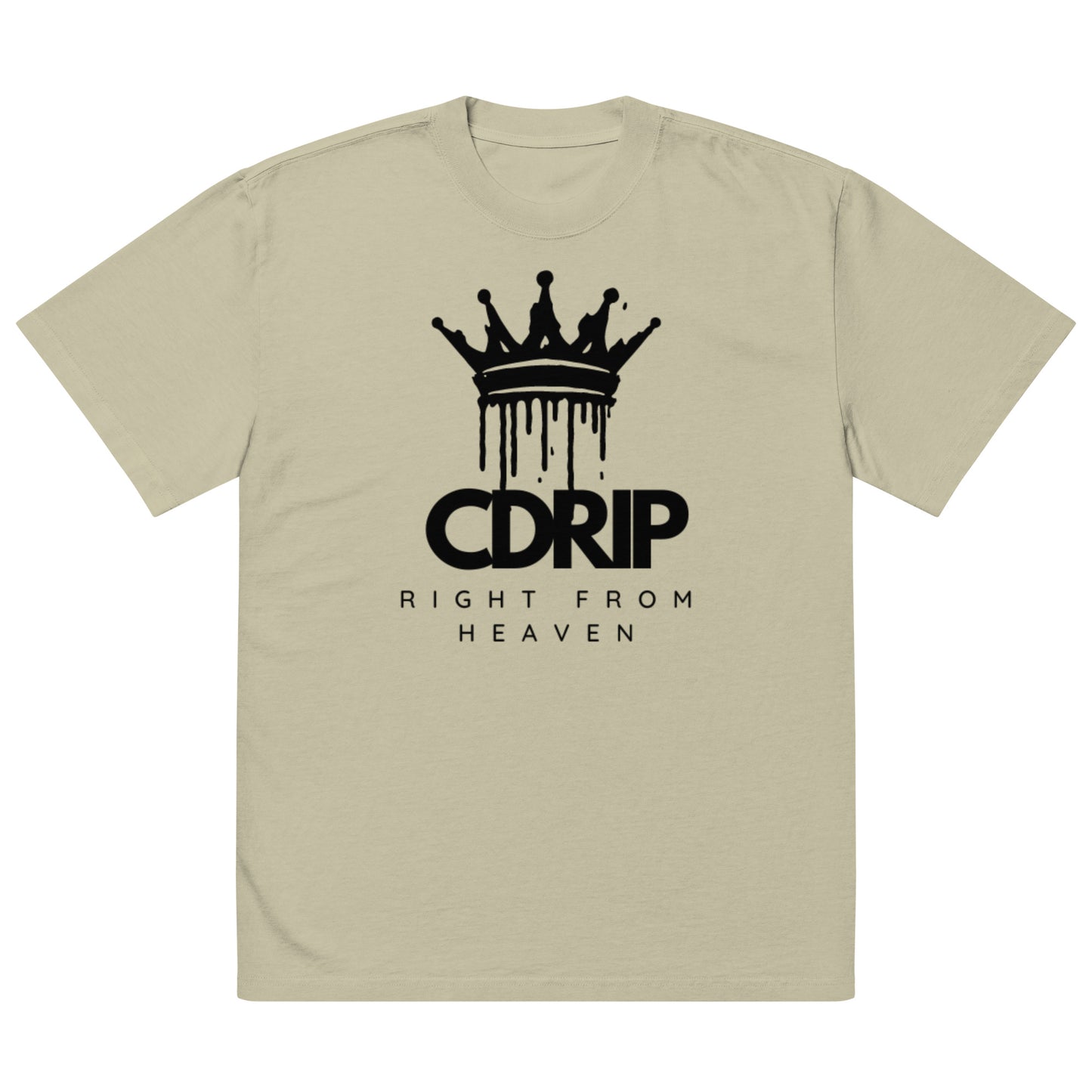 Cdrip right from HEAVEN Oversized faded t-shirt