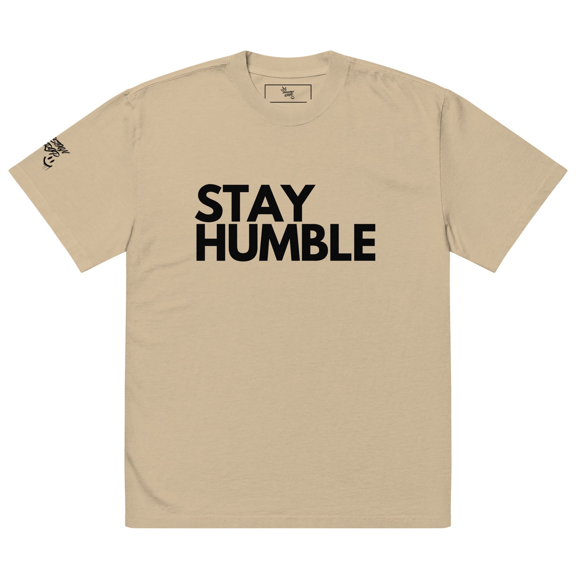 STAY HUMBLE Oversized faded t-shirt – CDRIP