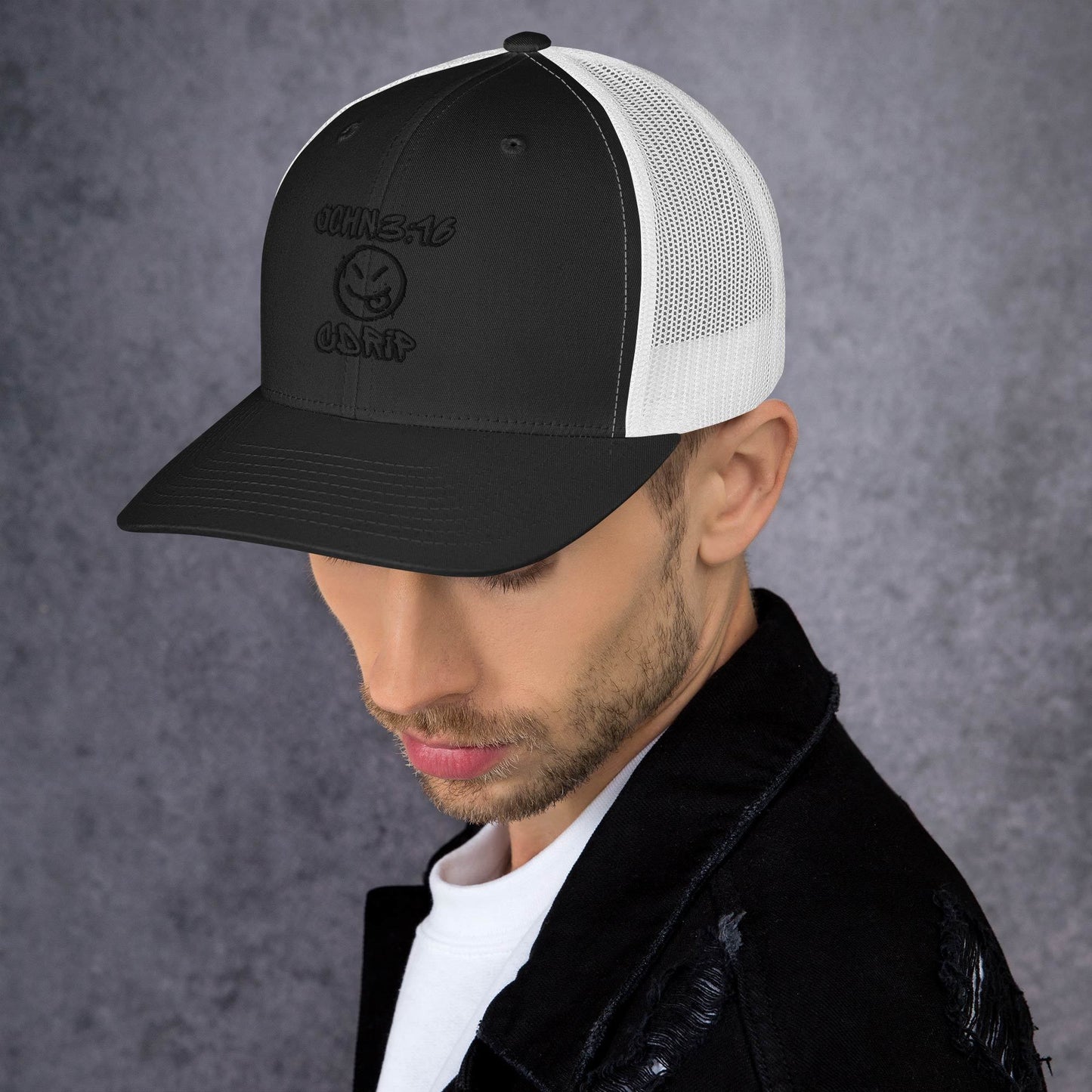 JOHN 3 16 CDRIP Trucker Cap