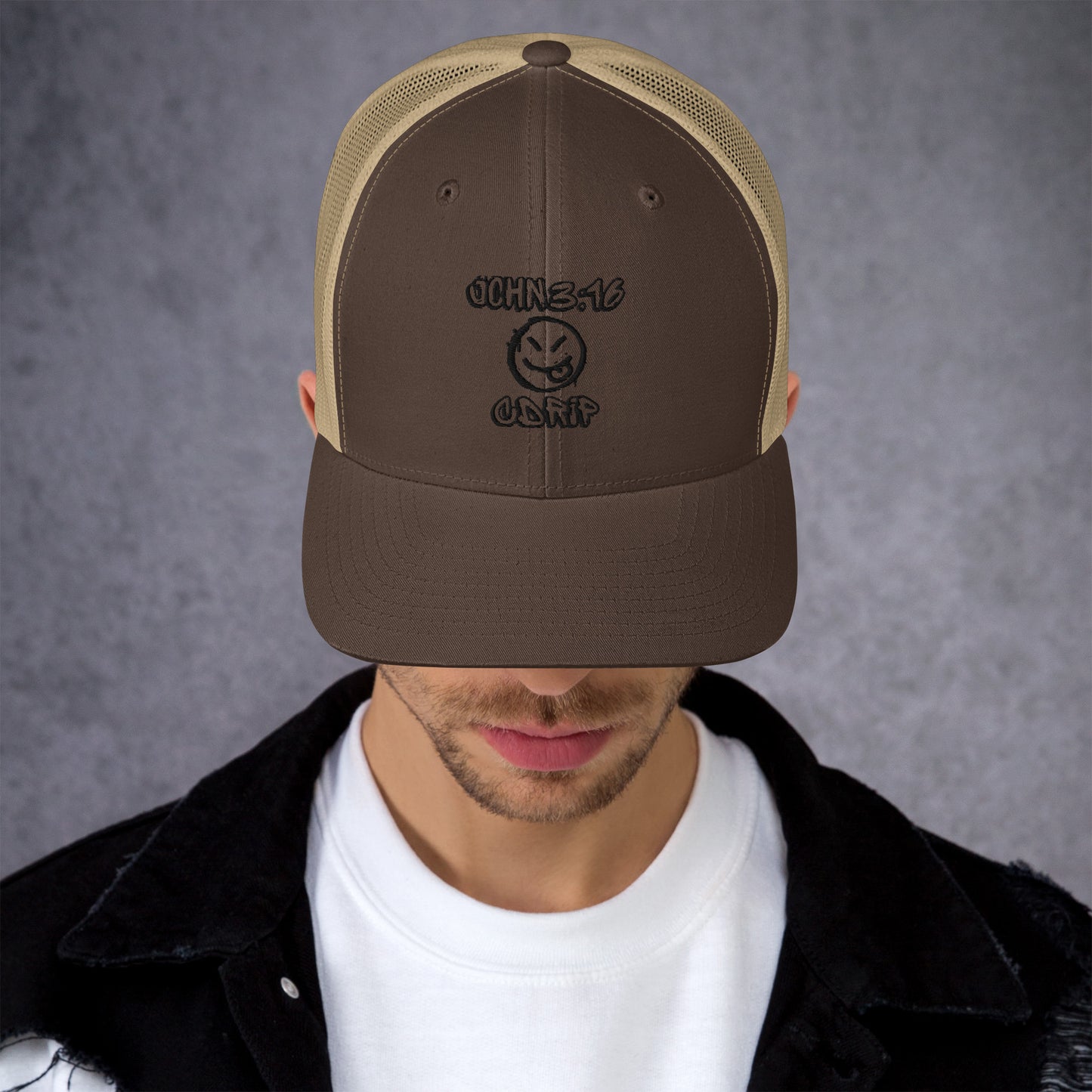 JOHN 3 16 CDRIP Trucker Cap