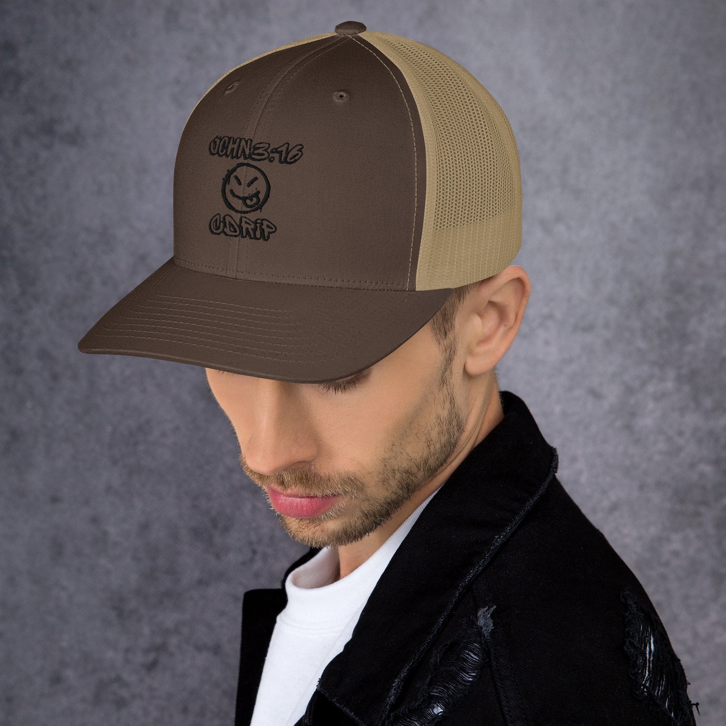 JOHN 3 16 CDRIP Trucker Cap