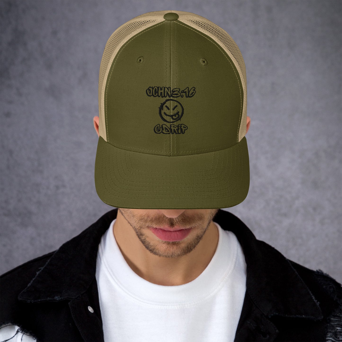 JOHN 3 16 CDRIP Trucker Cap