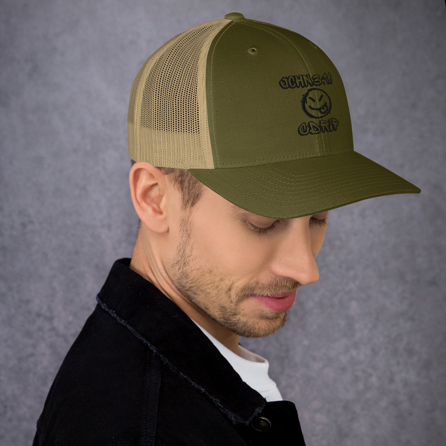 JOHN 3 16 CDRIP Trucker Cap