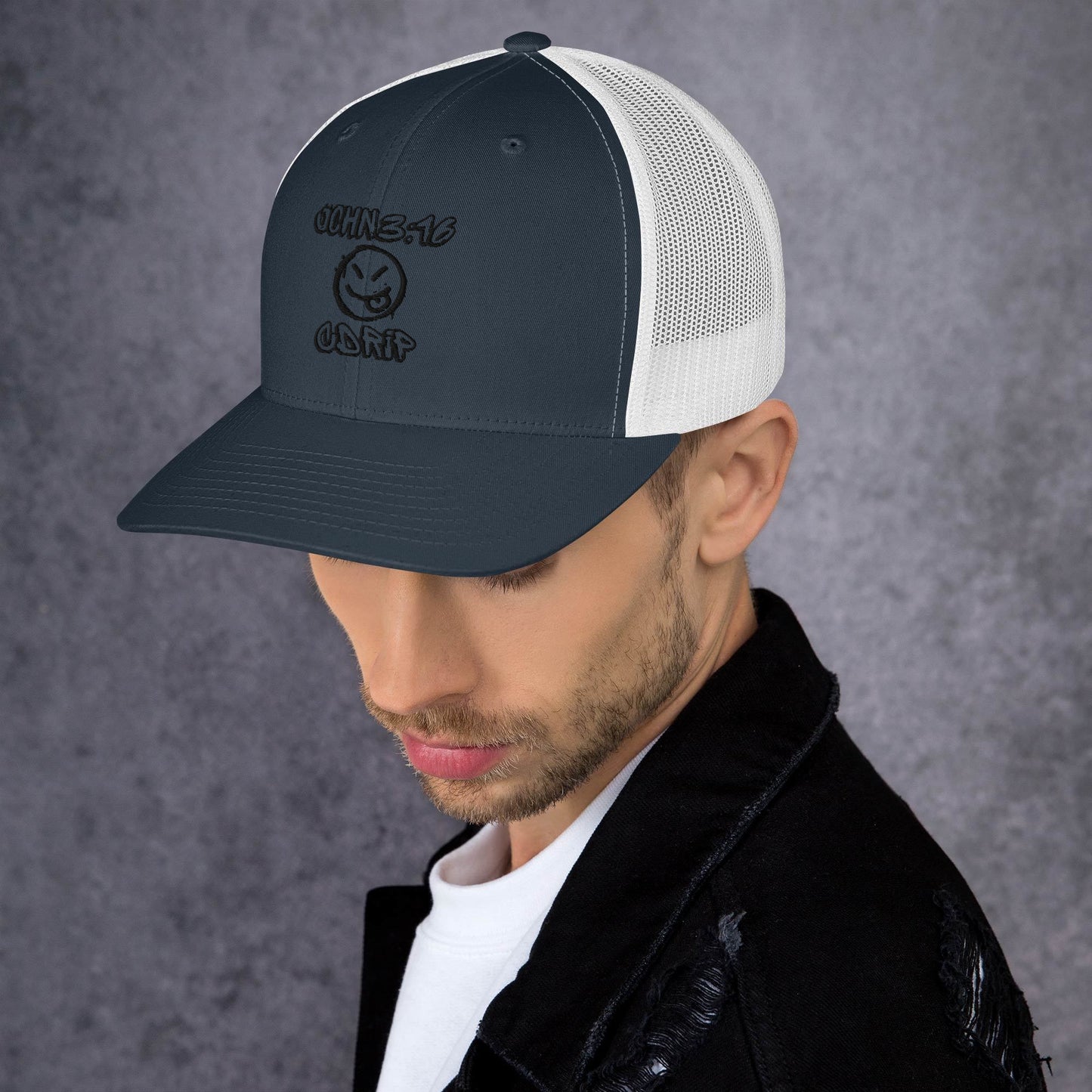 JOHN 3 16 CDRIP Trucker Cap