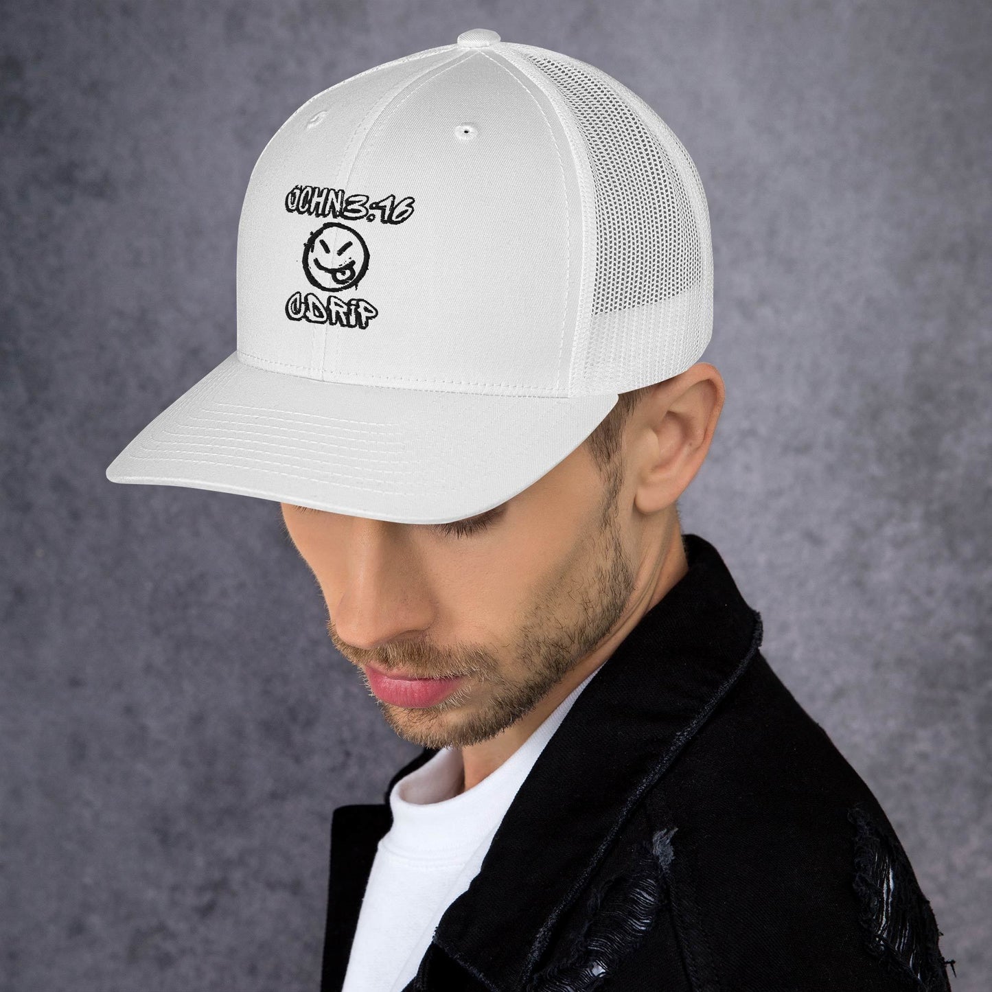 JOHN 3 16 CDRIP Trucker Cap