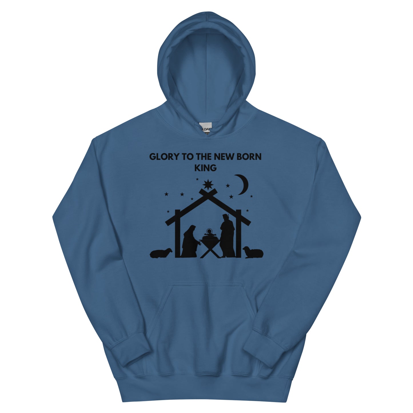 Glory to the new born king Unisex Hoodie