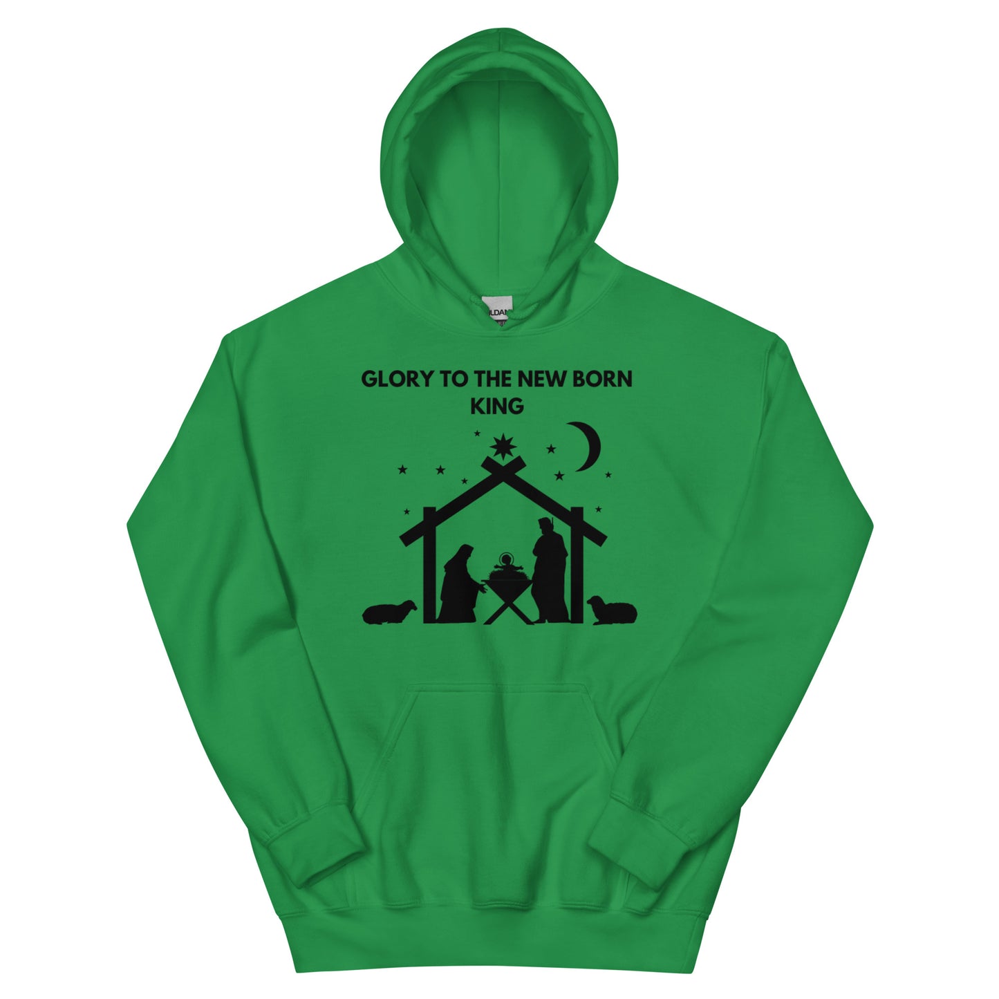 Glory to the new born king Unisex Hoodie