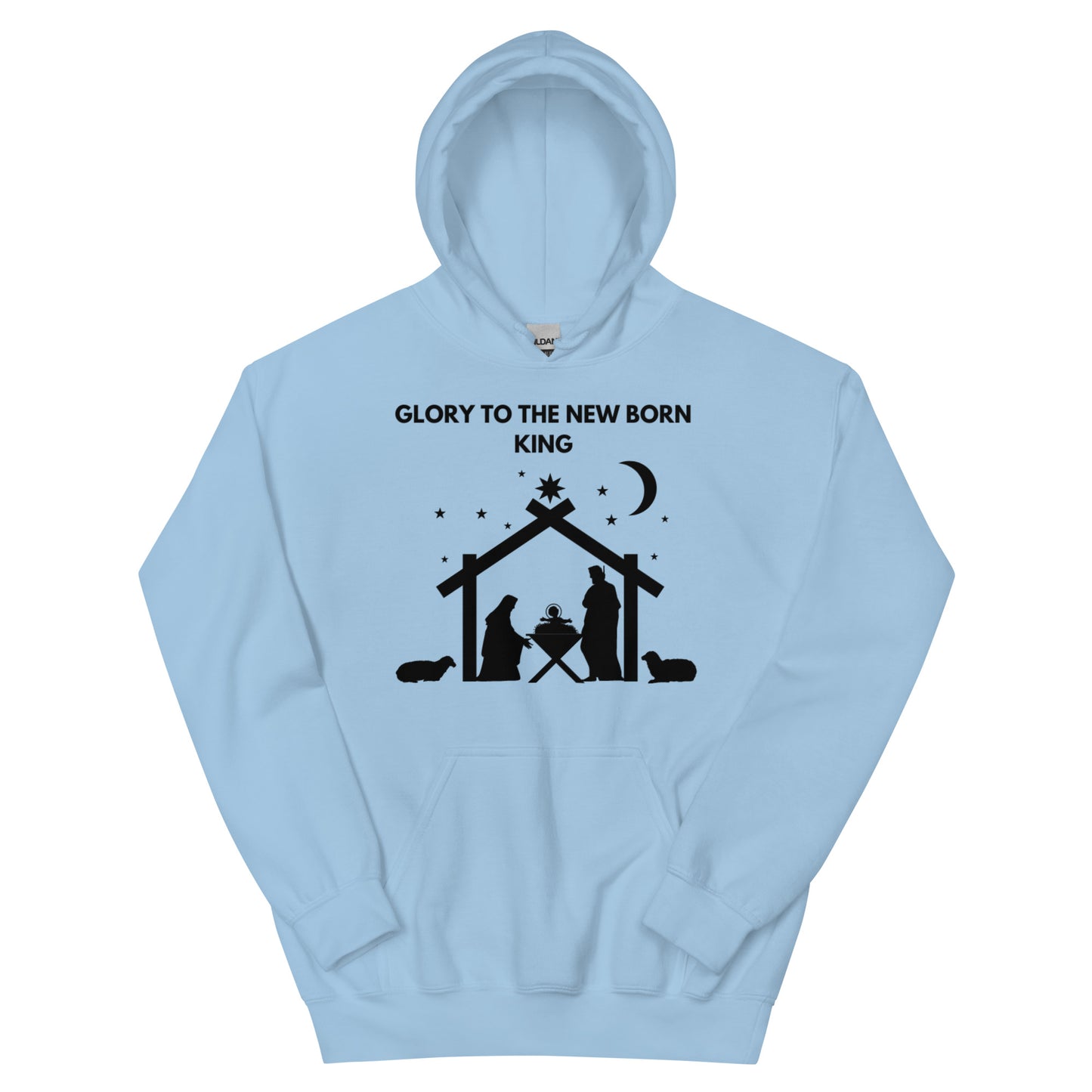 Glory to the new born king Unisex Hoodie
