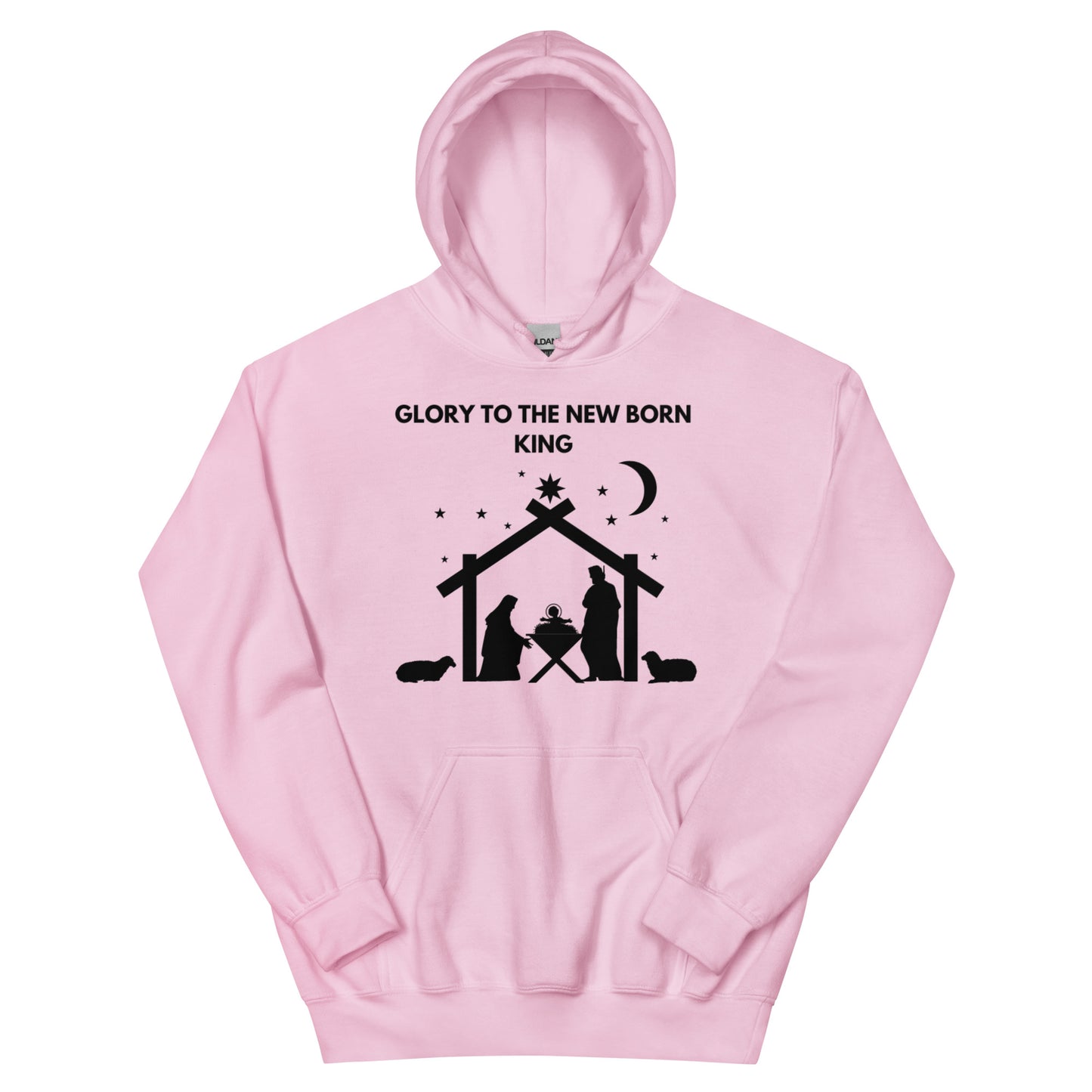 Glory to the new born king Unisex Hoodie