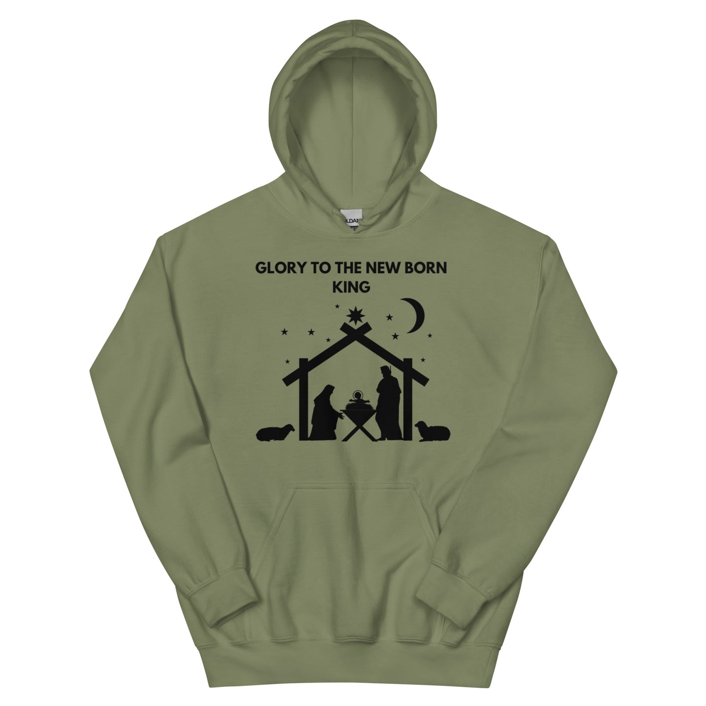 Glory to the new born king Unisex Hoodie