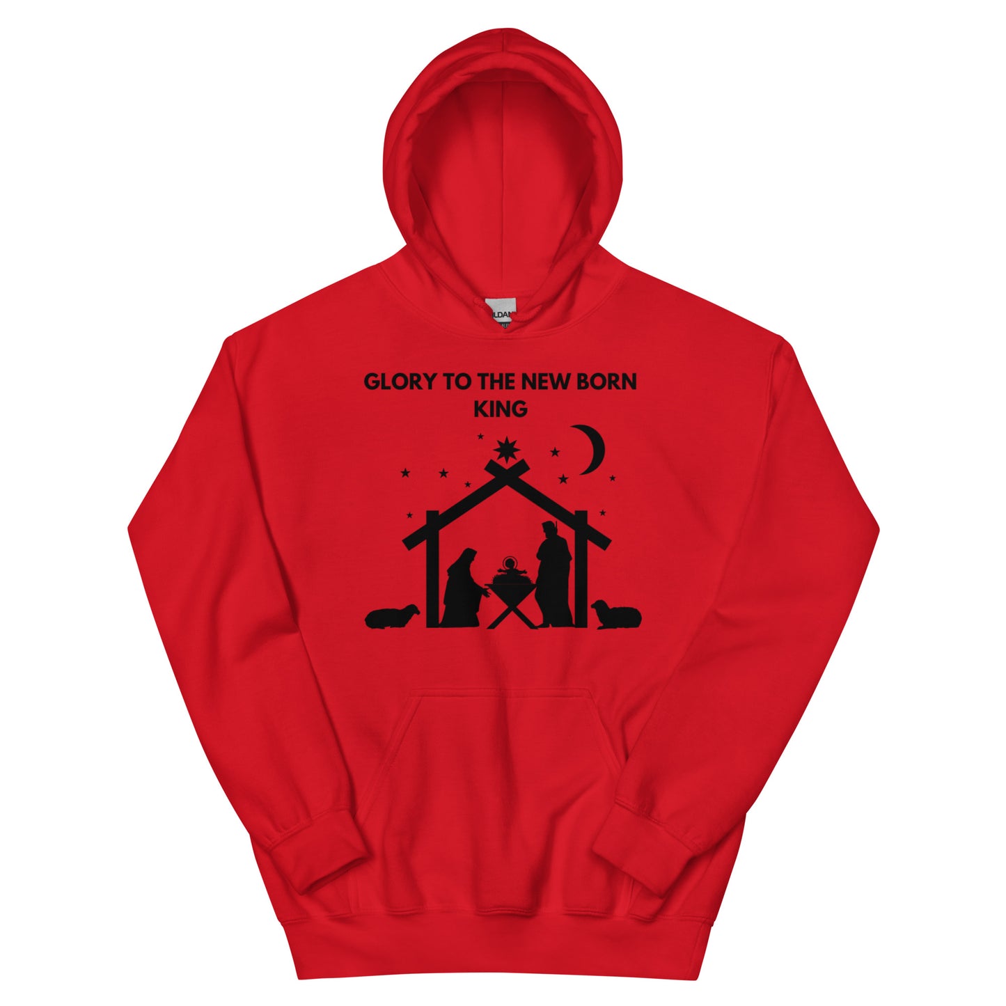 Glory to the new born king Unisex Hoodie