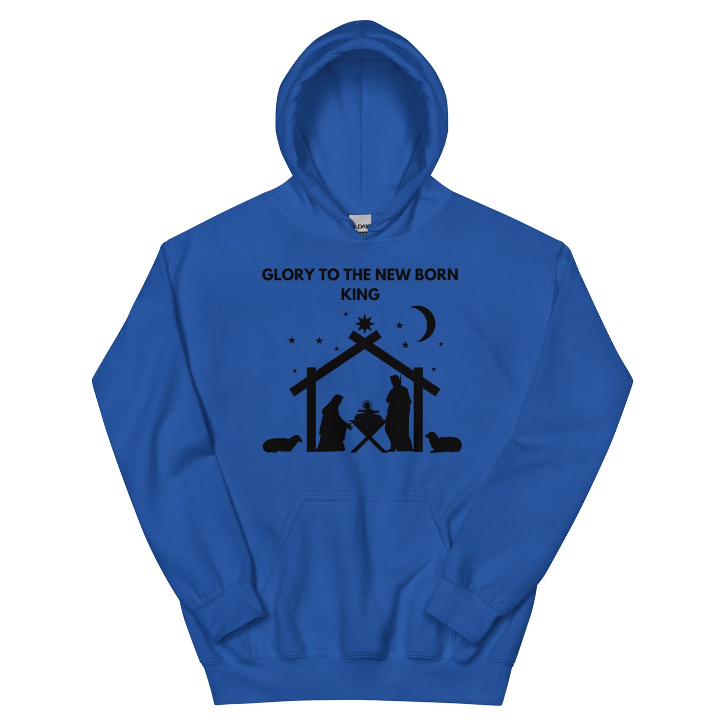 Glory to the new born king Unisex Hoodie