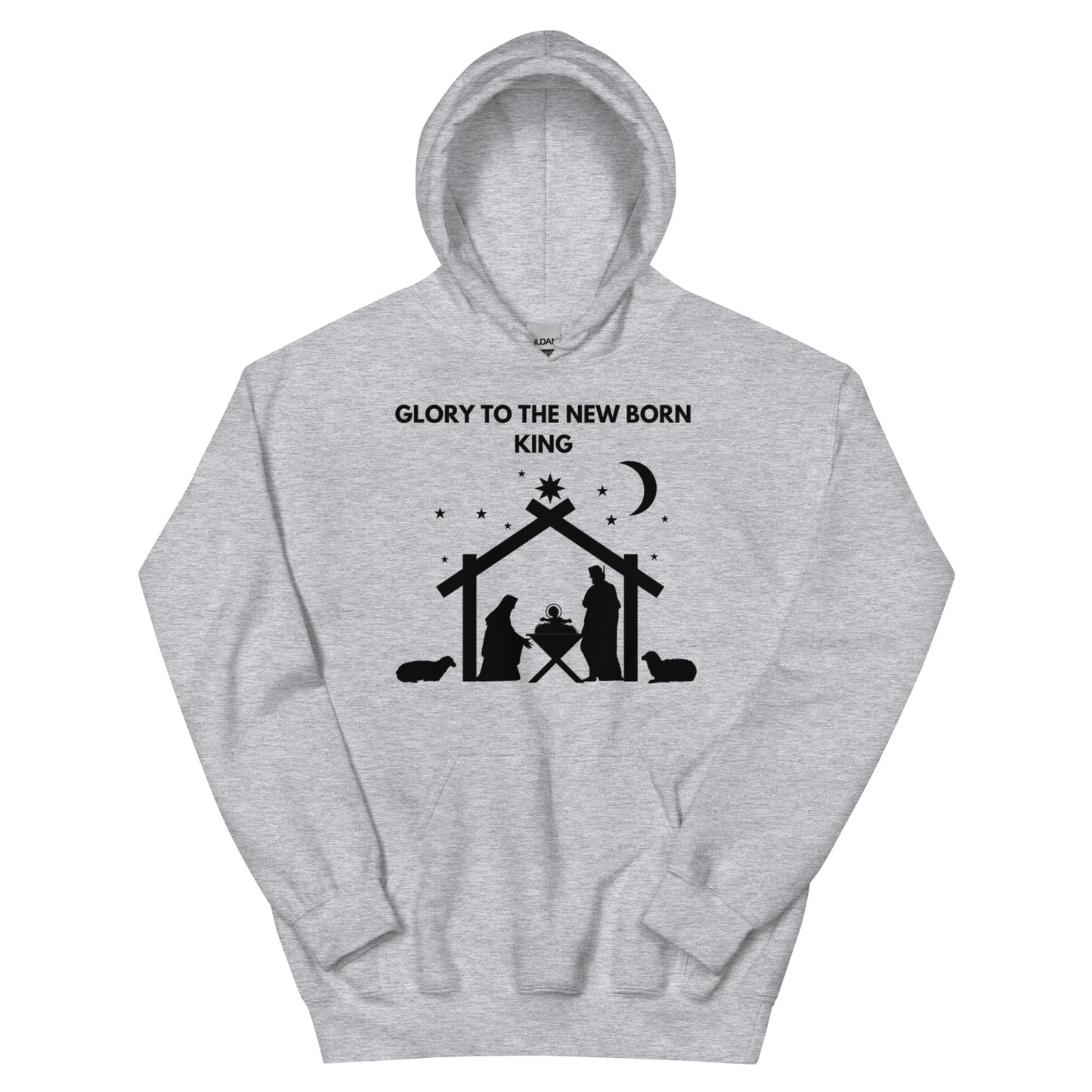 Glory to the new born king Unisex Hoodie