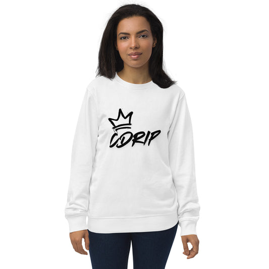 CDRIP SCRIPTURE ON THE BACK Unisex organic sweatshirt