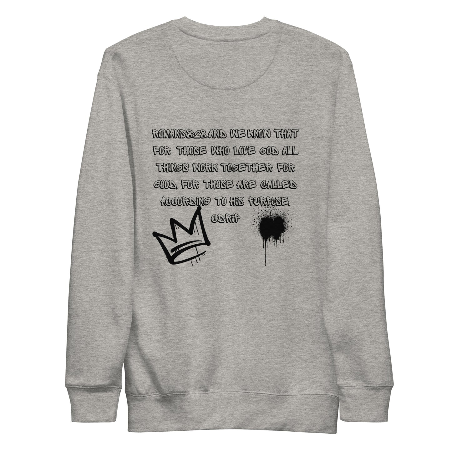 CDRIP ROMANS on the back Unisex Premium Sweatshirt