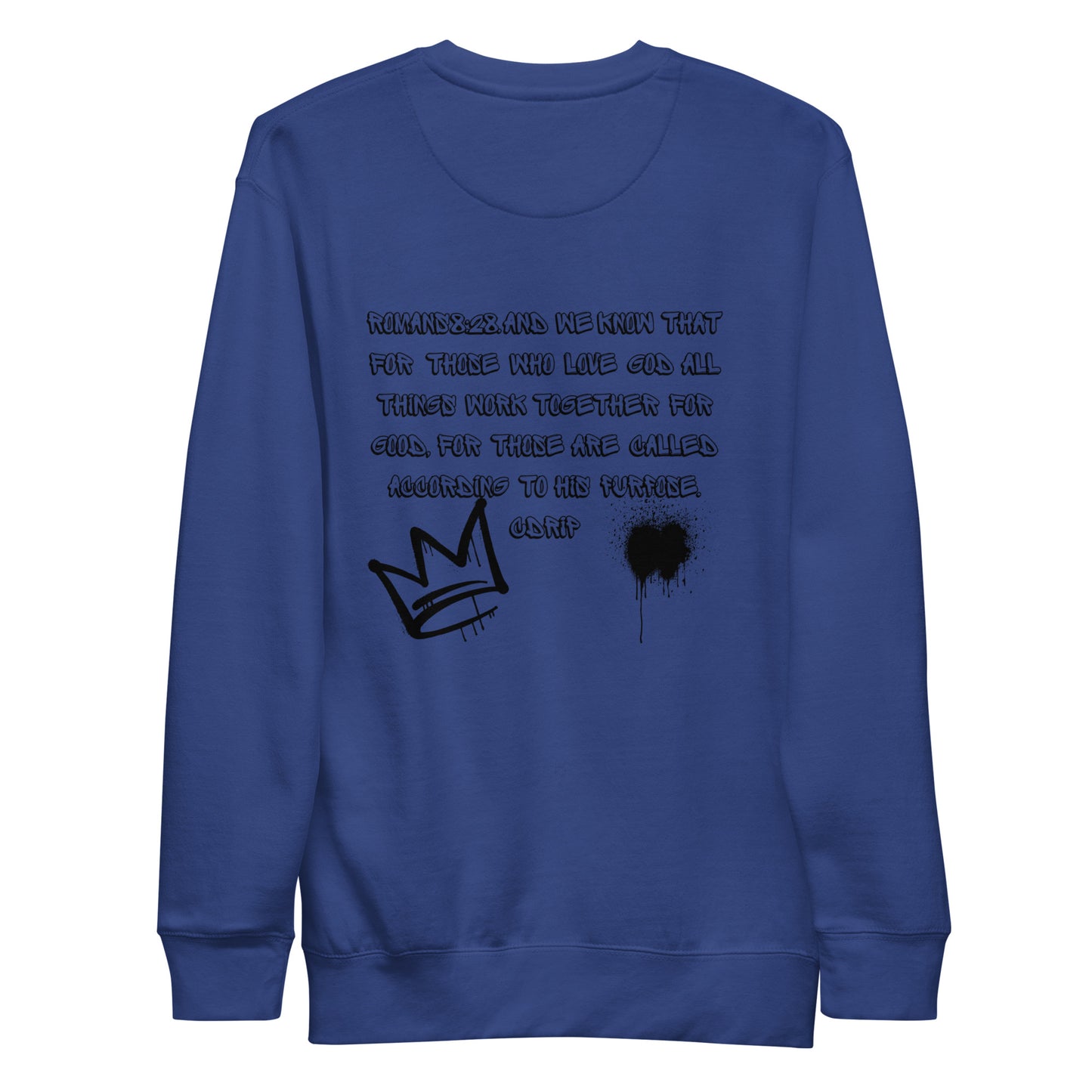 CDRIP ROMANS on the back Unisex Premium Sweatshirt
