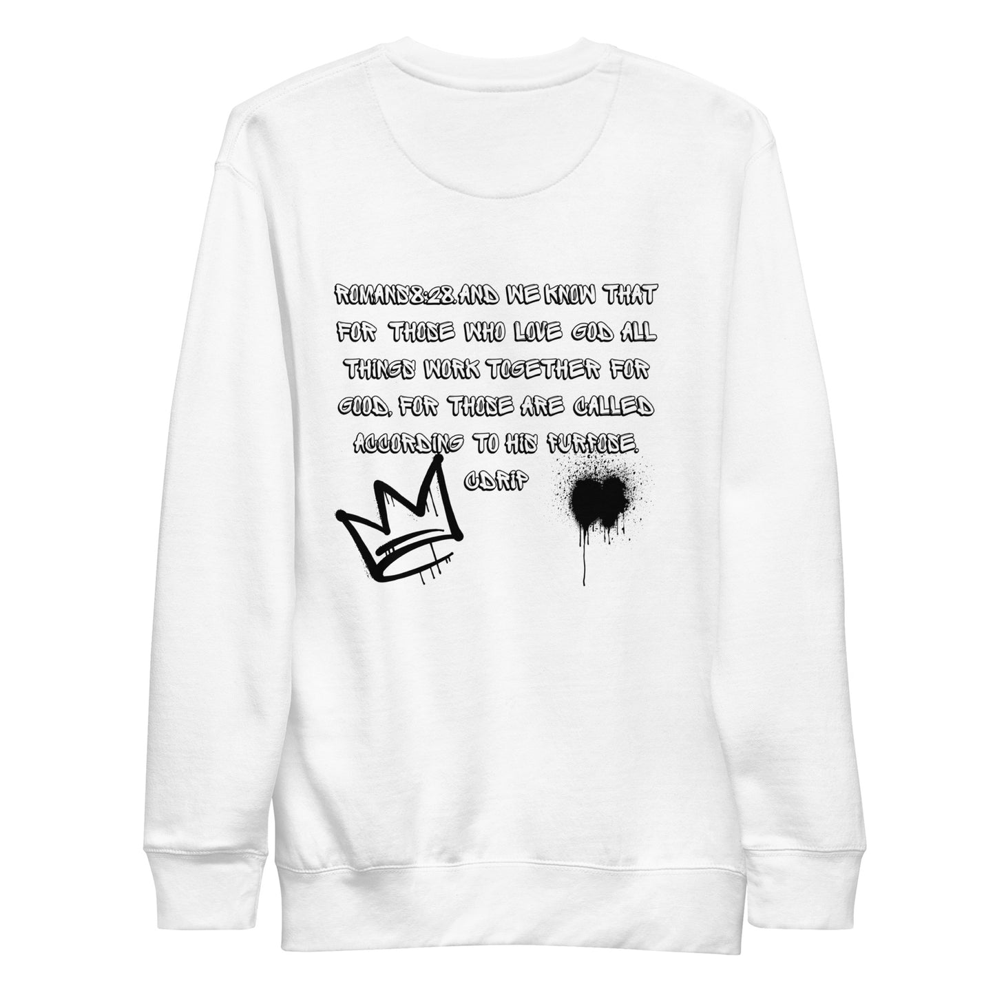 CDRIP ROMANS on the back Unisex Premium Sweatshirt