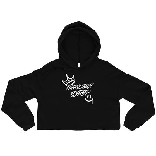 Christian DRip Crop Hoodie